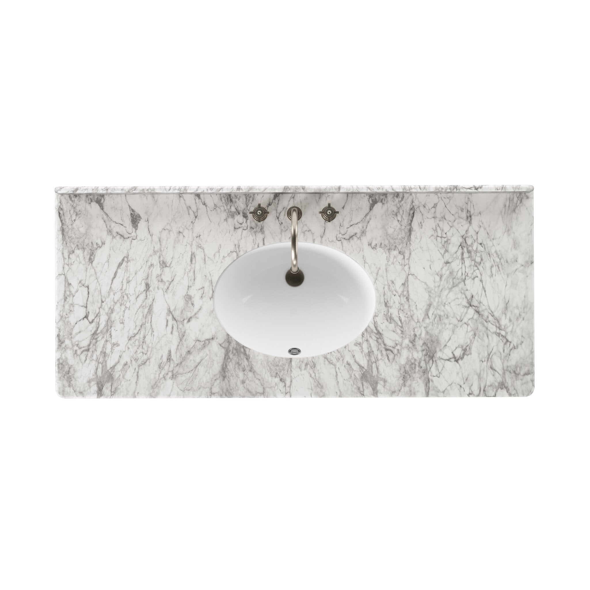 Toulouse Single Wide Vanity - Washed Blonde Oak Veneer