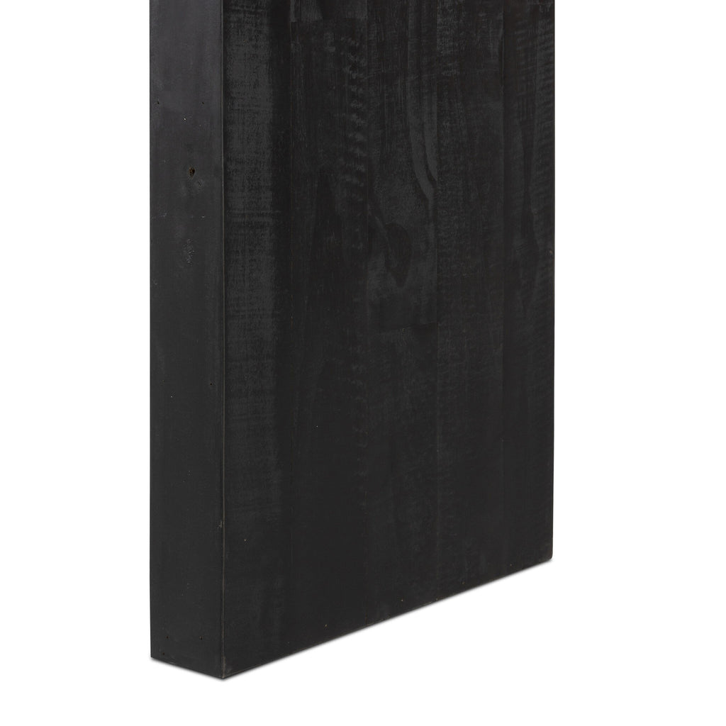 Matthes Console Table - 94" - Aged Black Pine