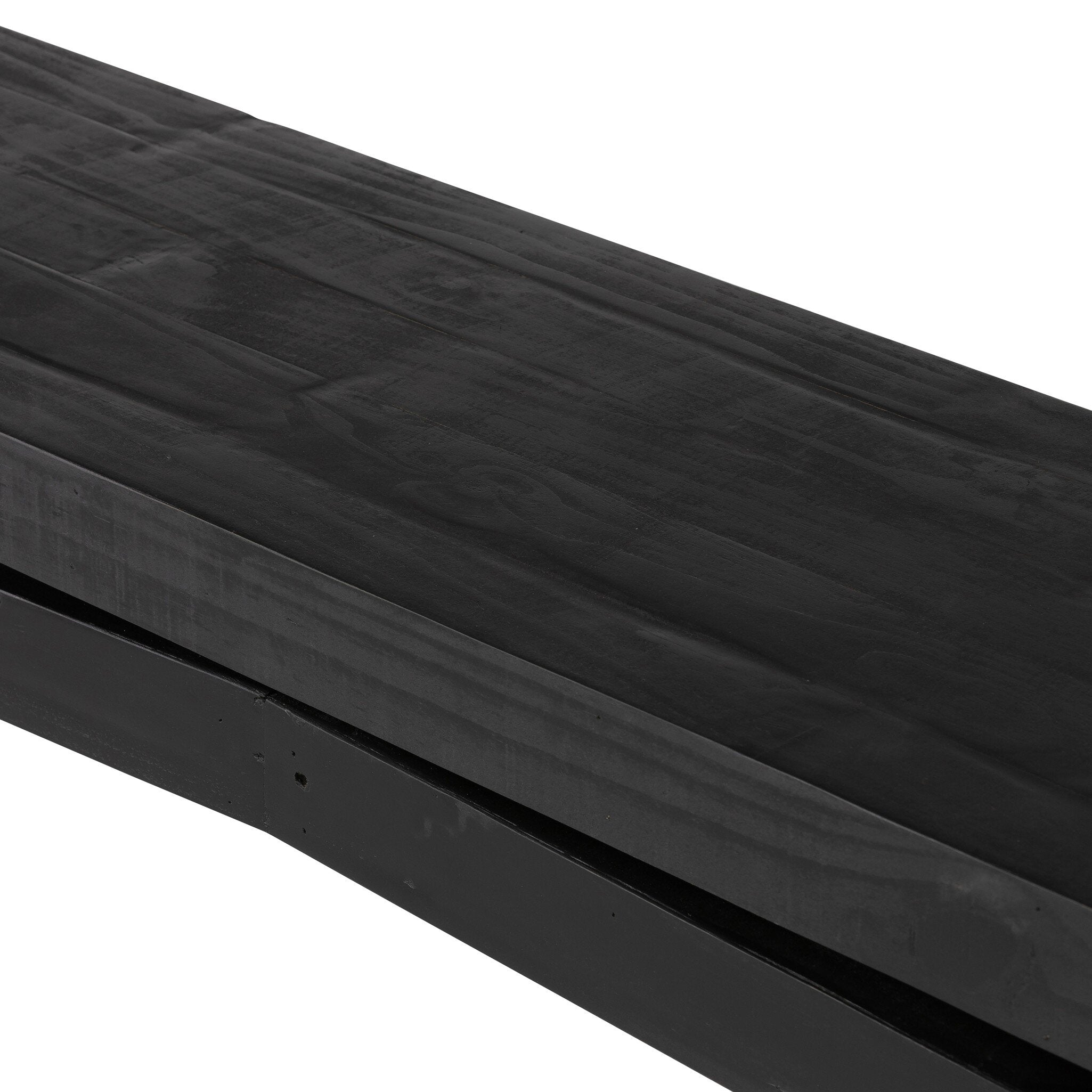Matthes Console Table - 94" - Aged Black Pine