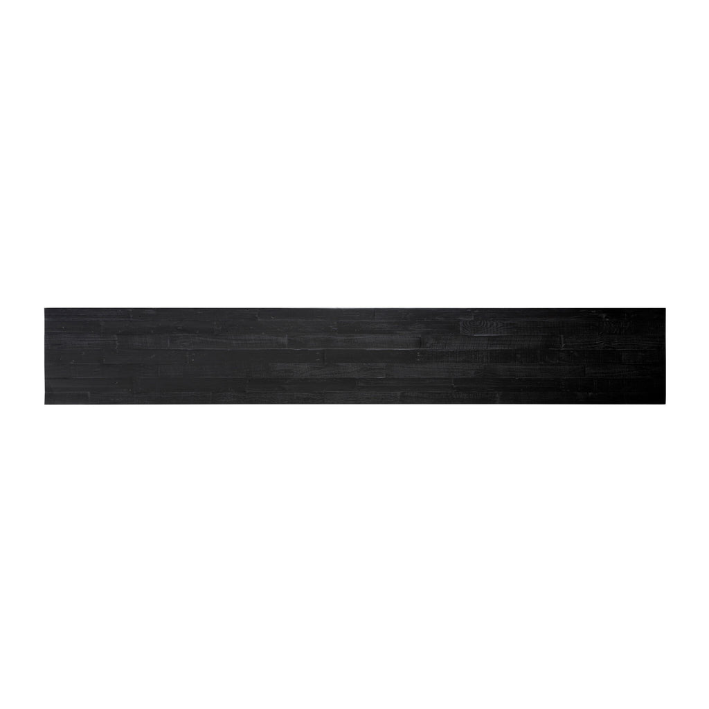Matthes Console Table - 94" - Aged Black Pine