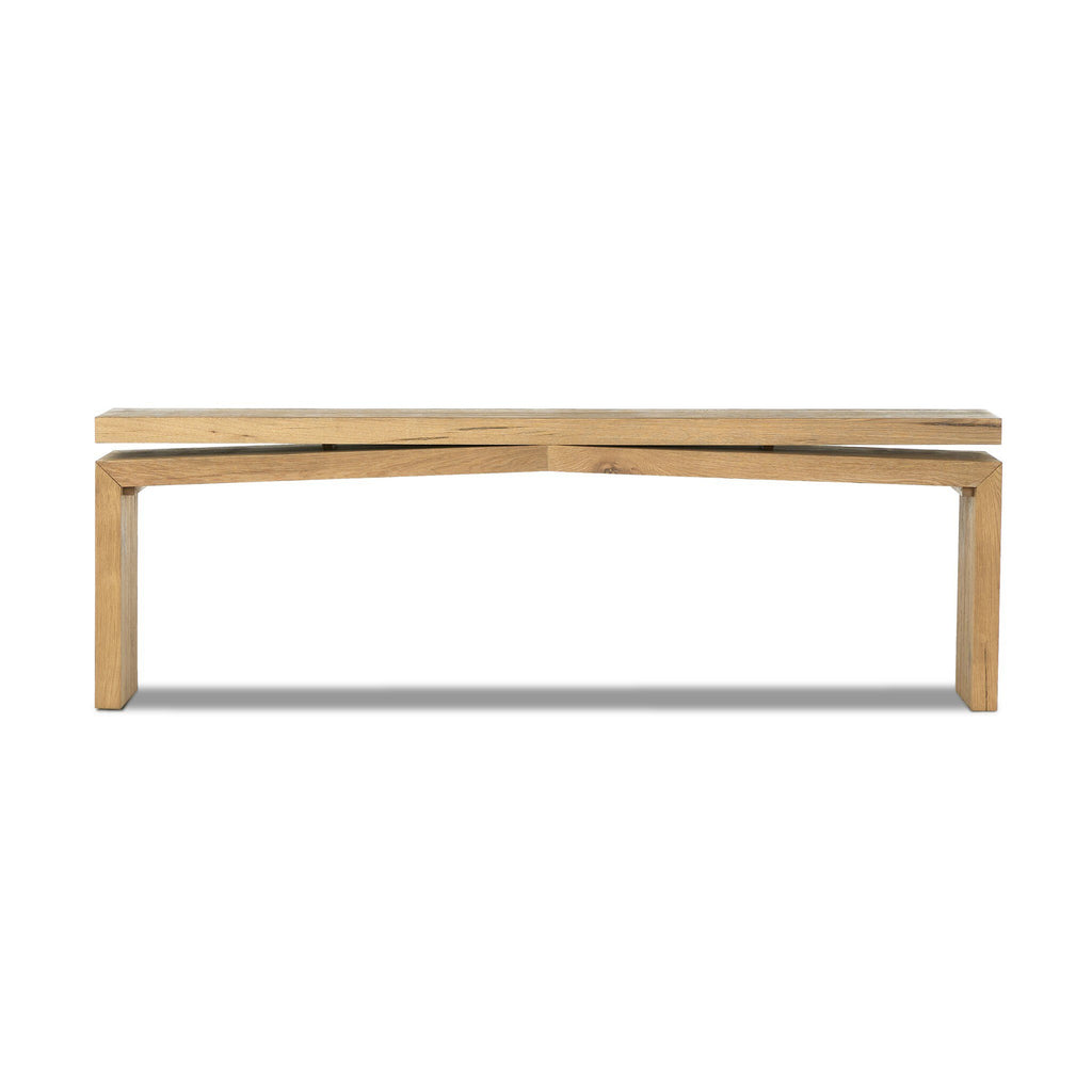 Matthes Console Table - 94" - Worn Oak Veneer