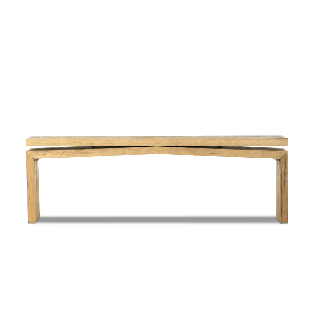 Matthes Console Table - 94" - Worn Oak Veneer