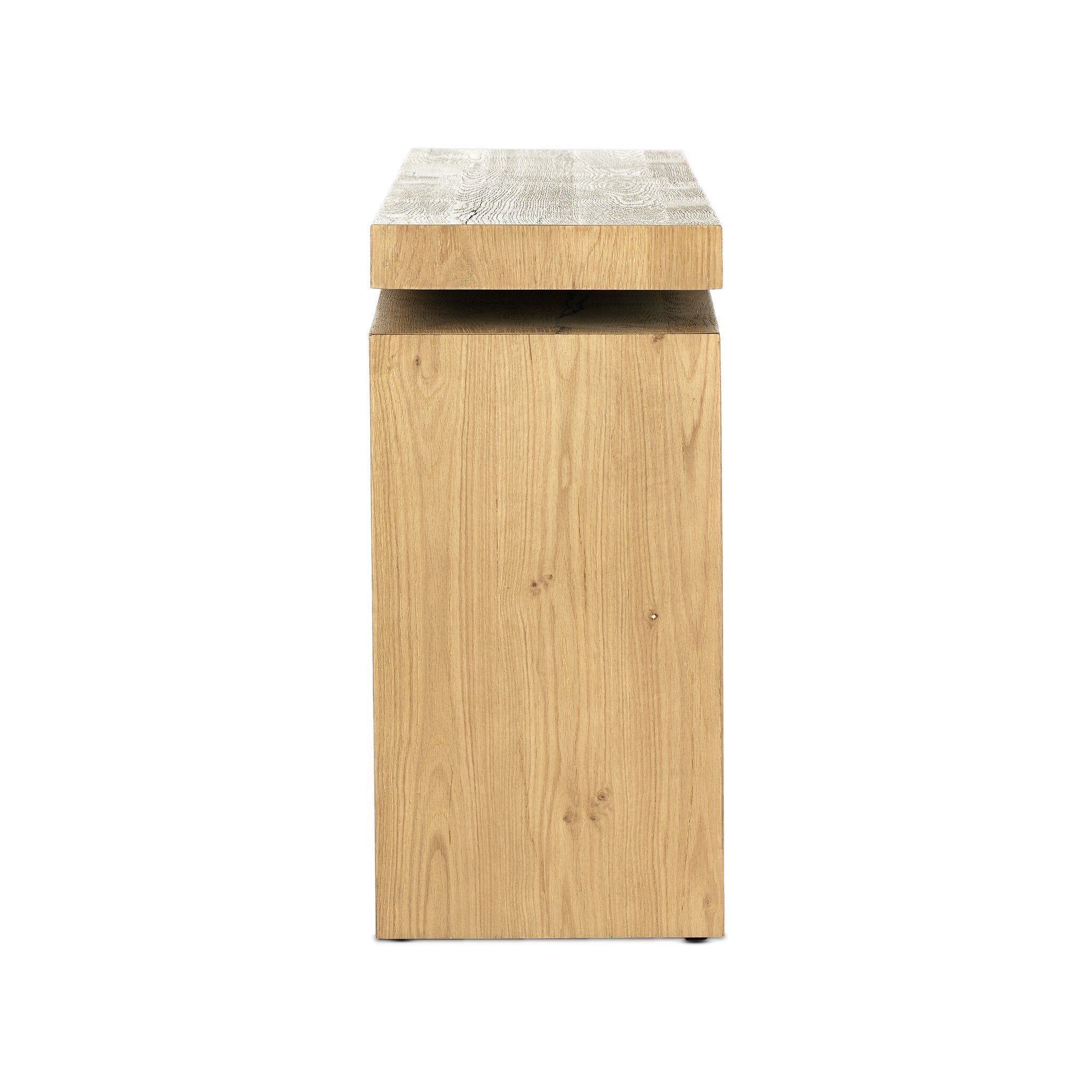 Matthes Console Table - 94" - Worn Oak Veneer