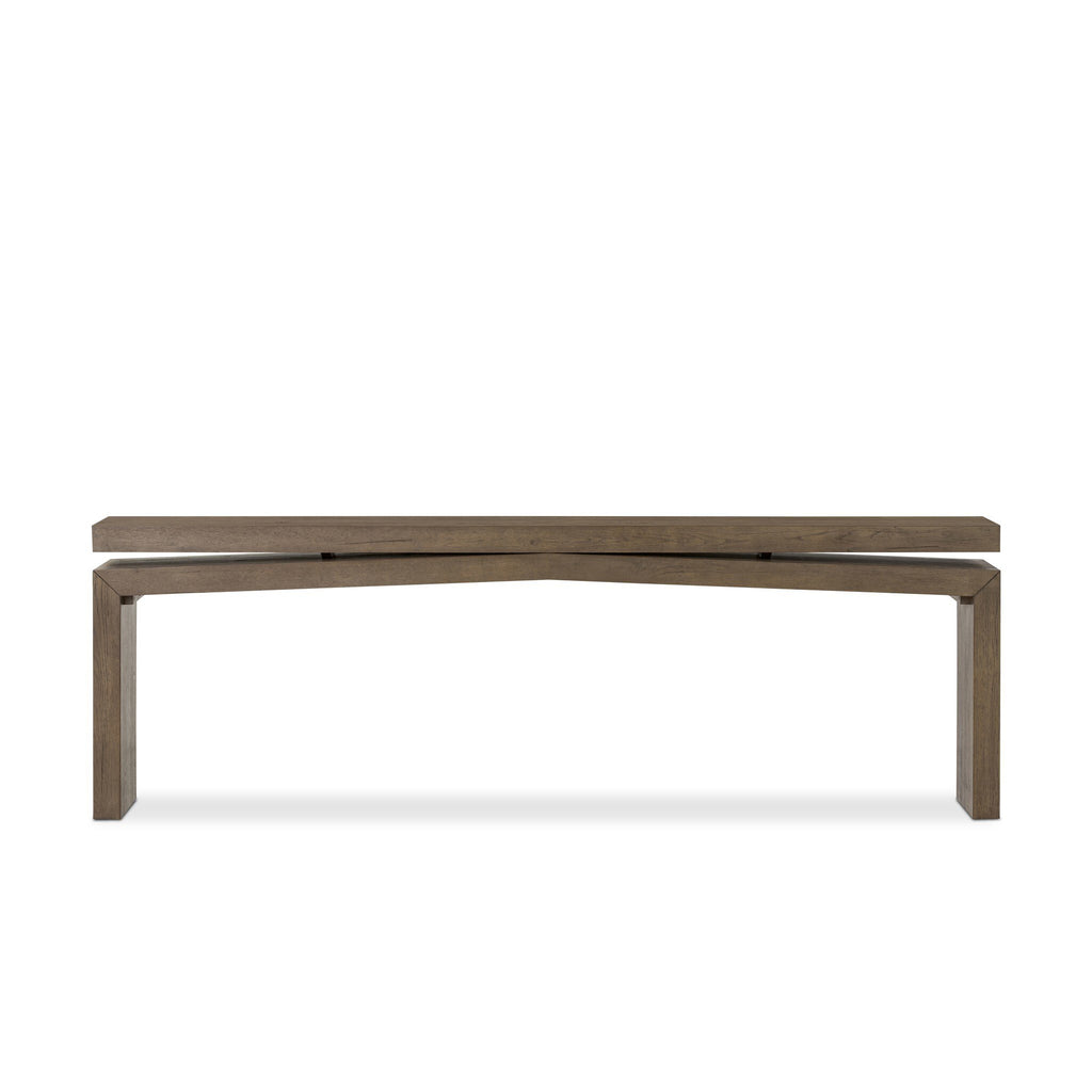 Matthes Console Table - 94" - Rustic Grey Veneer