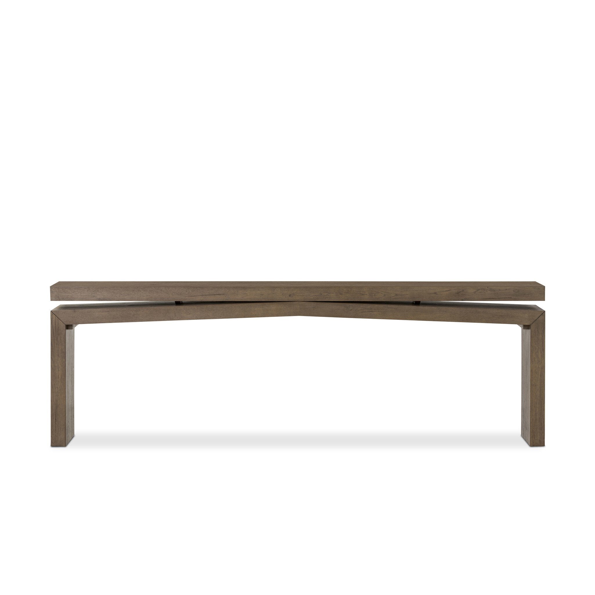 Matthes Console Table - 94" - Rustic Grey Veneer