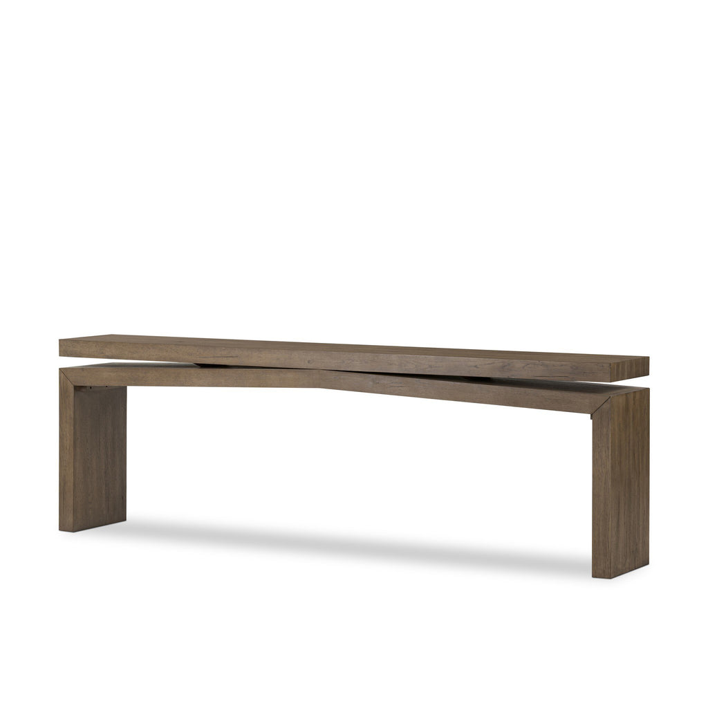 Matthes Console Table - 94" - Rustic Grey Veneer