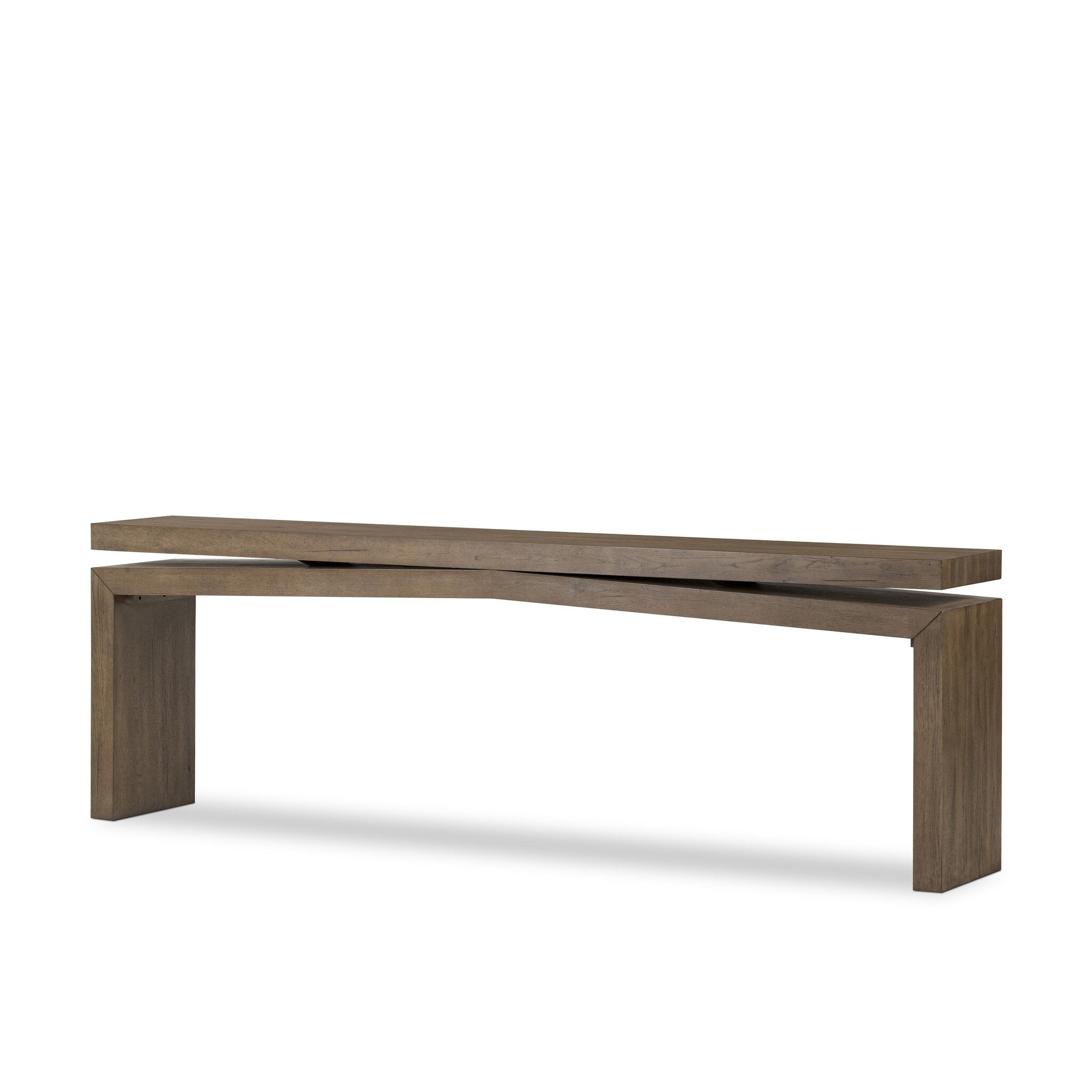 Matthes Console Table - 94" - Rustic Grey Veneer