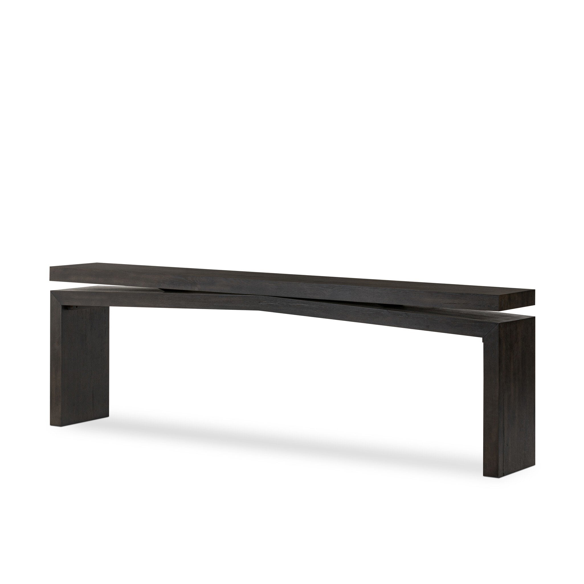 Matthes Console Table - 94" - Smoked Black Veneer