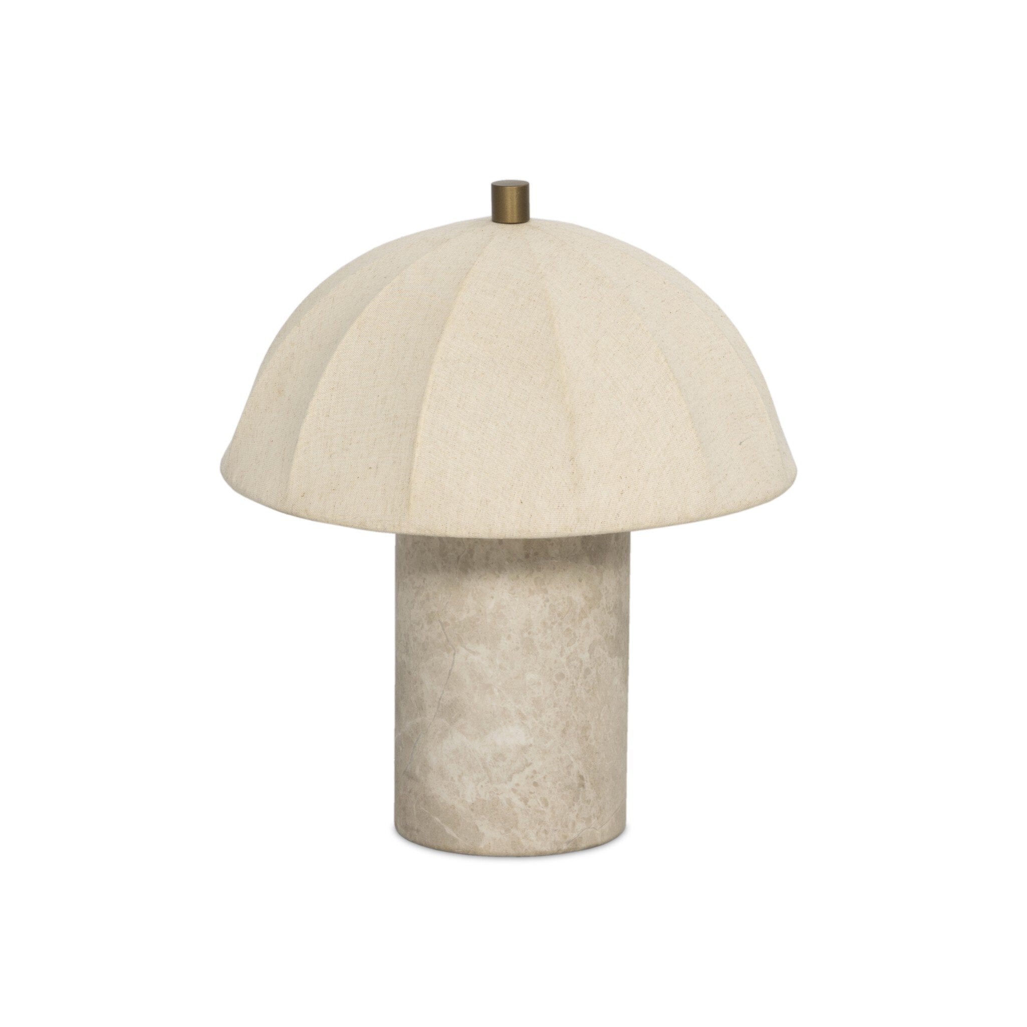 Clover Table Lamp - Taupe Marble