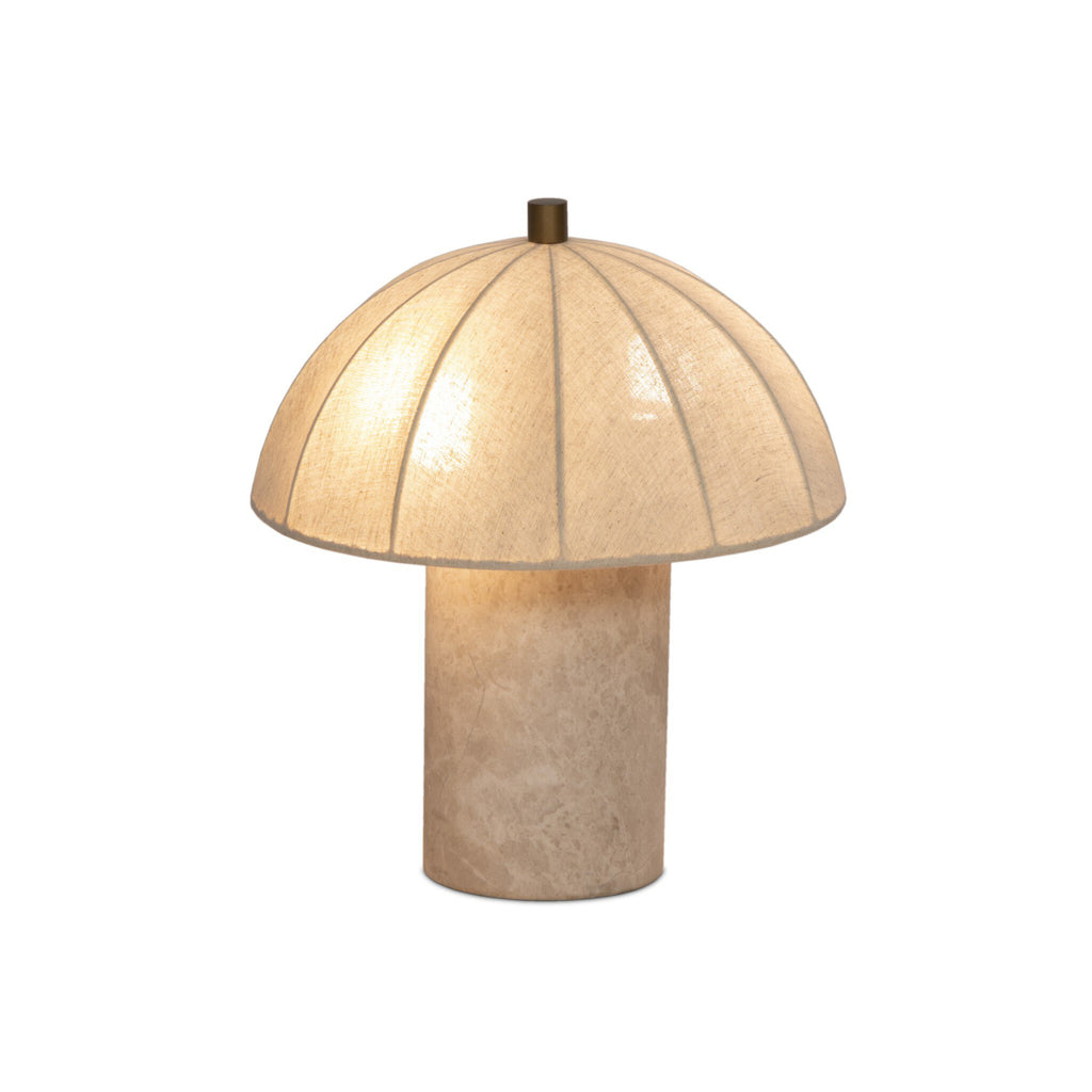 Clover Table Lamp - Taupe Marble