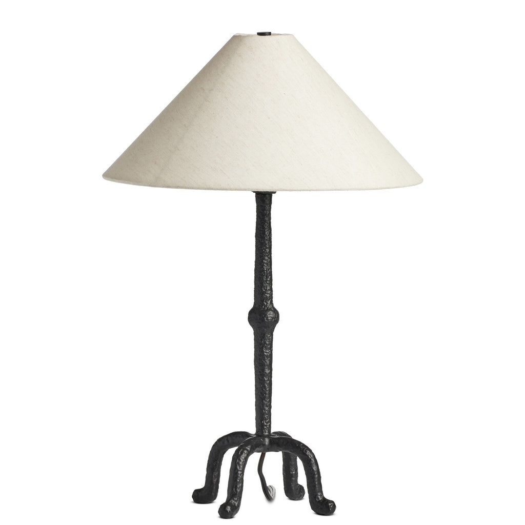 Neville Table Lamp - Matte Black Cast Aluminum
