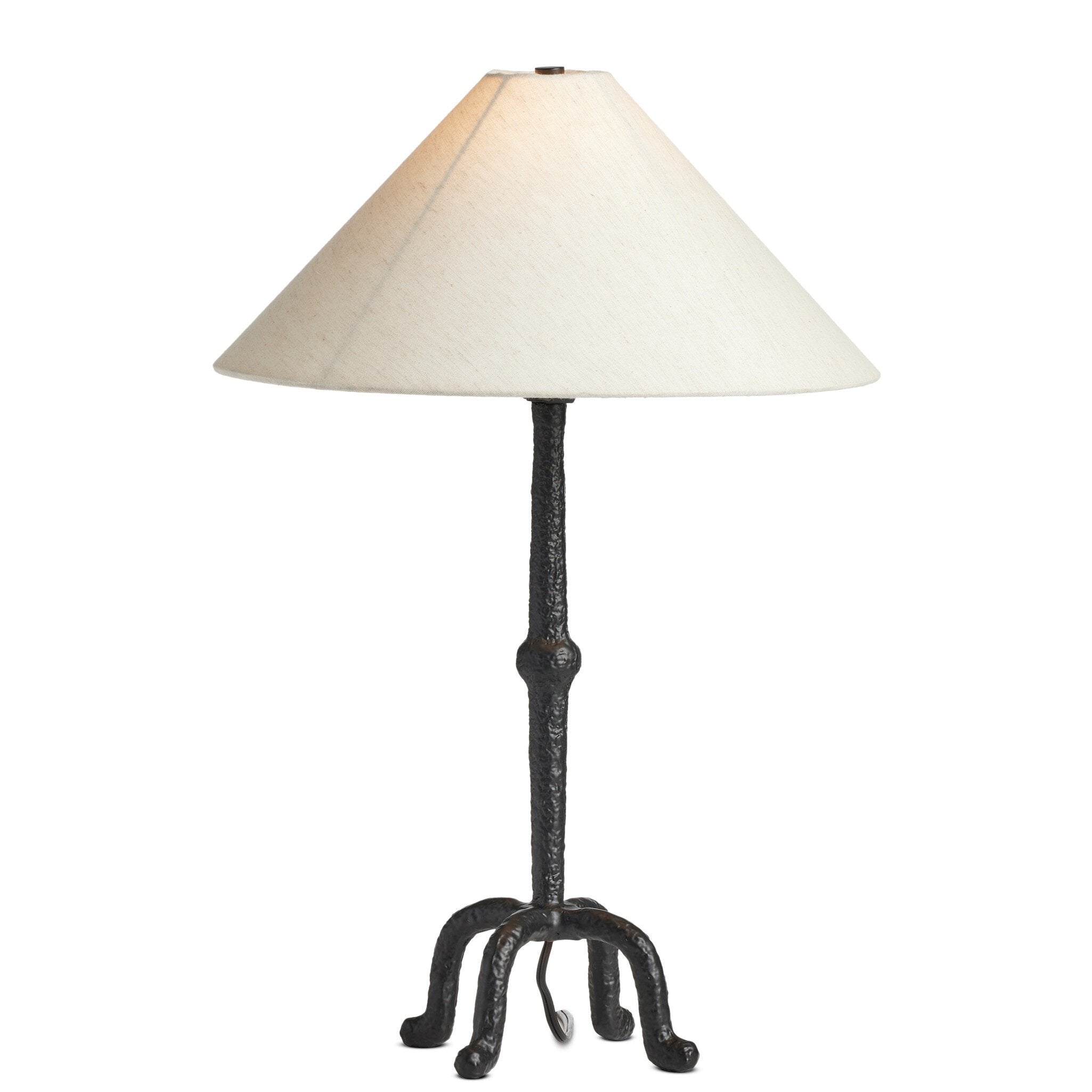 Neville Table Lamp - Matte Black Cast Aluminum