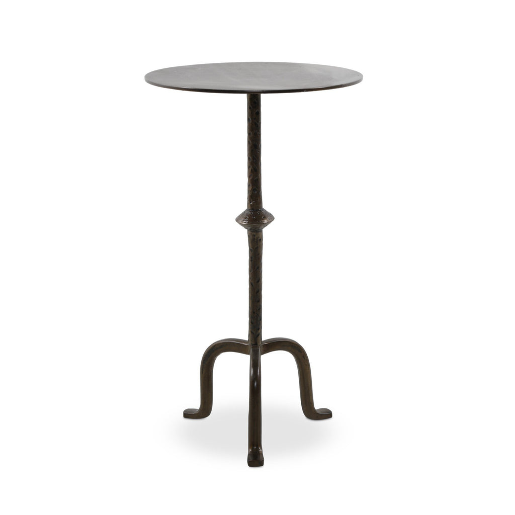 Jocelyn End Table - Dark Brass