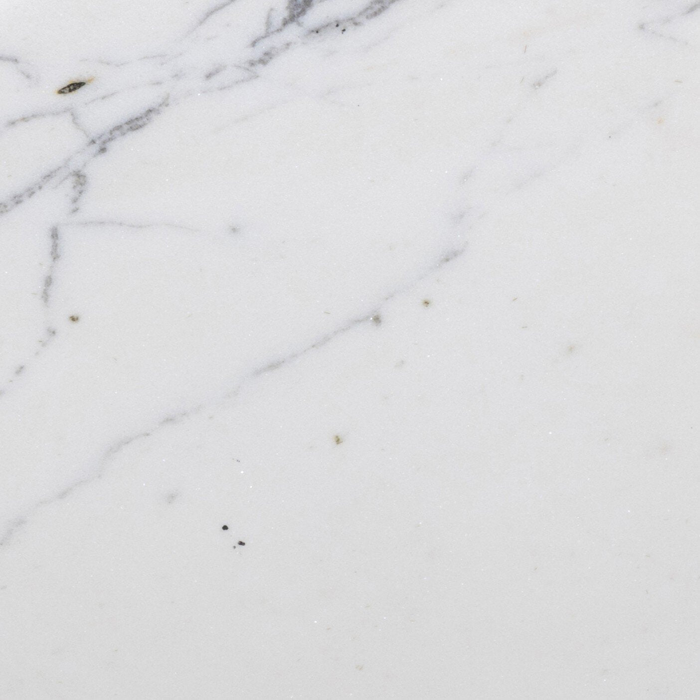 Jocelyn End Table - Veined White Marble