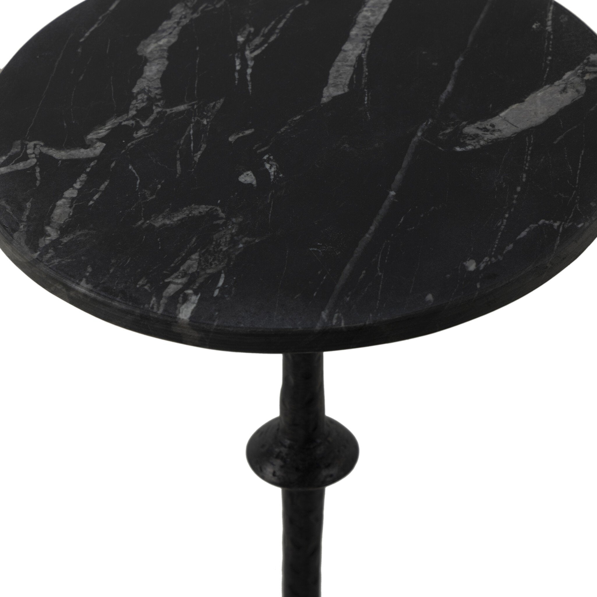 Jocelyn End Table - Black Marble