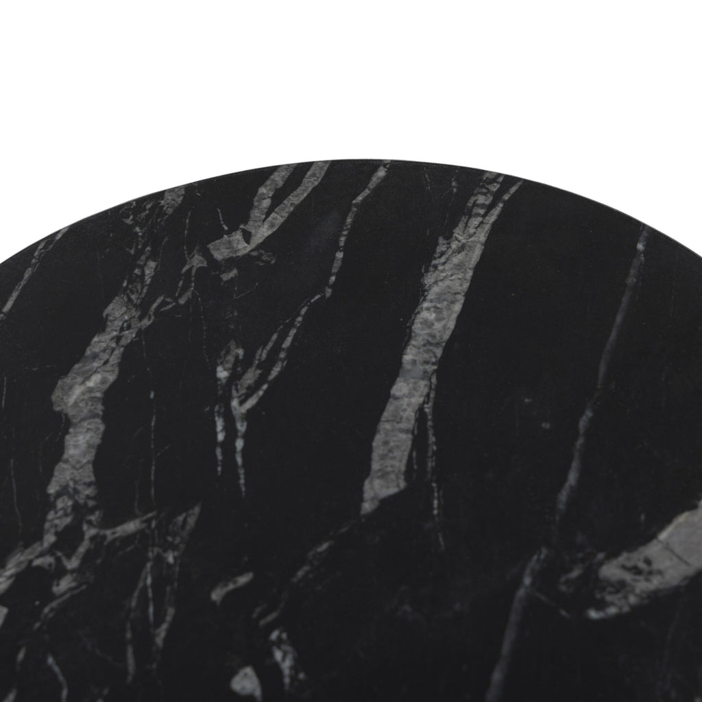 Jocelyn End Table - Black Marble