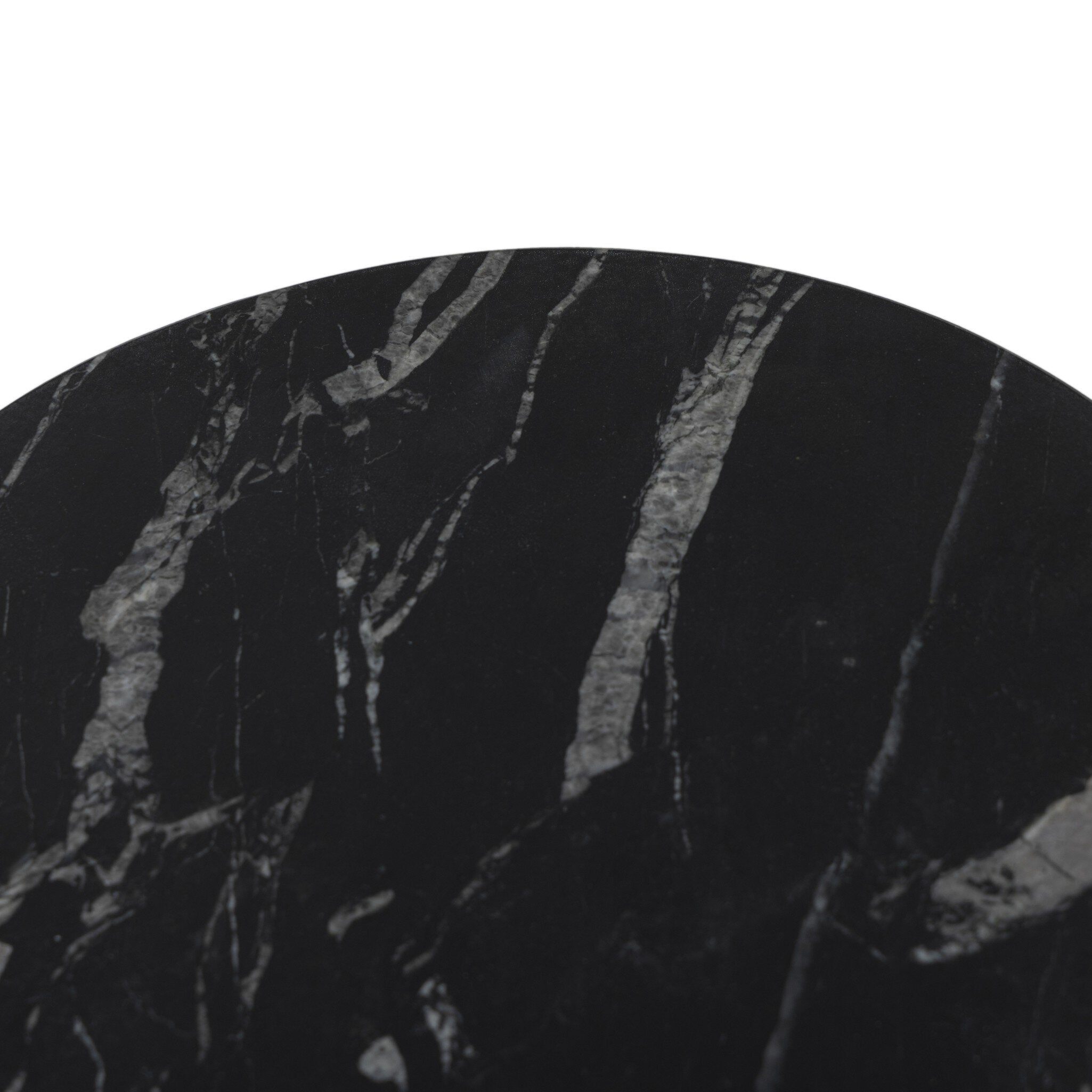 Jocelyn End Table - Black Marble