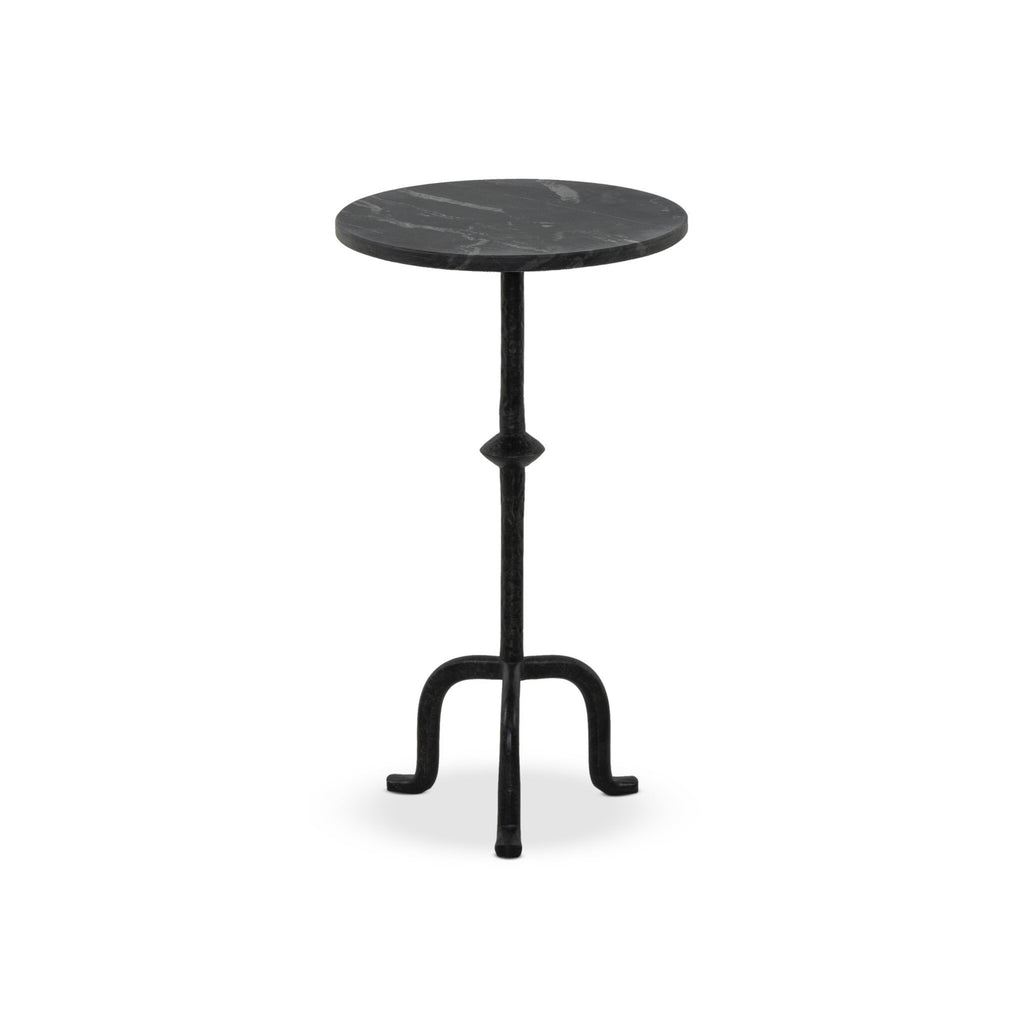 Jocelyn End Table - Black Marble