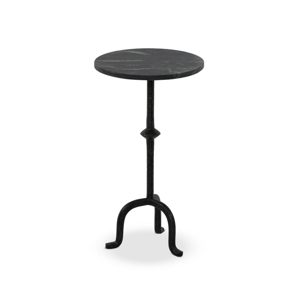Jocelyn End Table - Black Marble