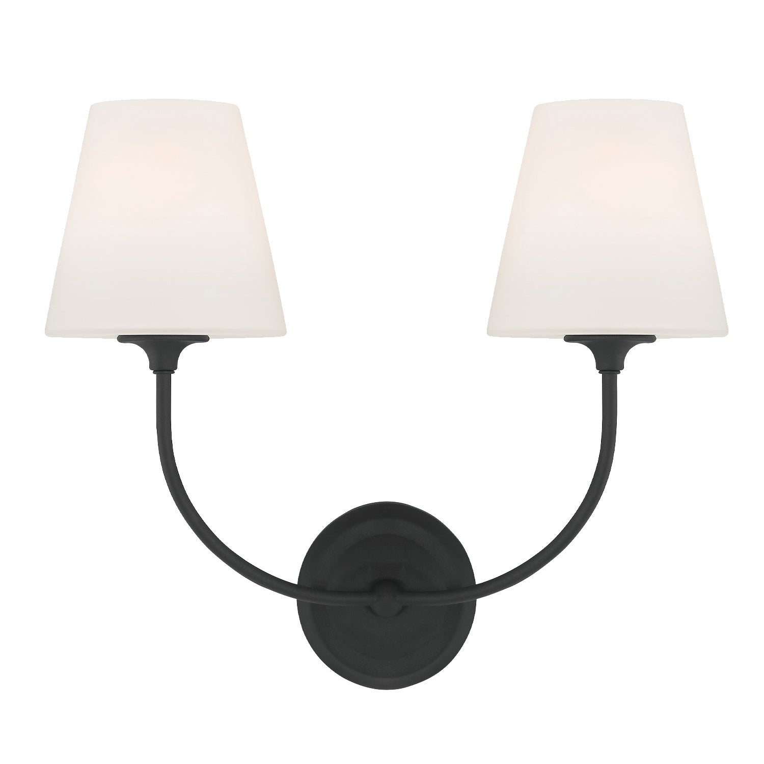 Libby Langdon Sylvan 17'' Black Forged Sconce