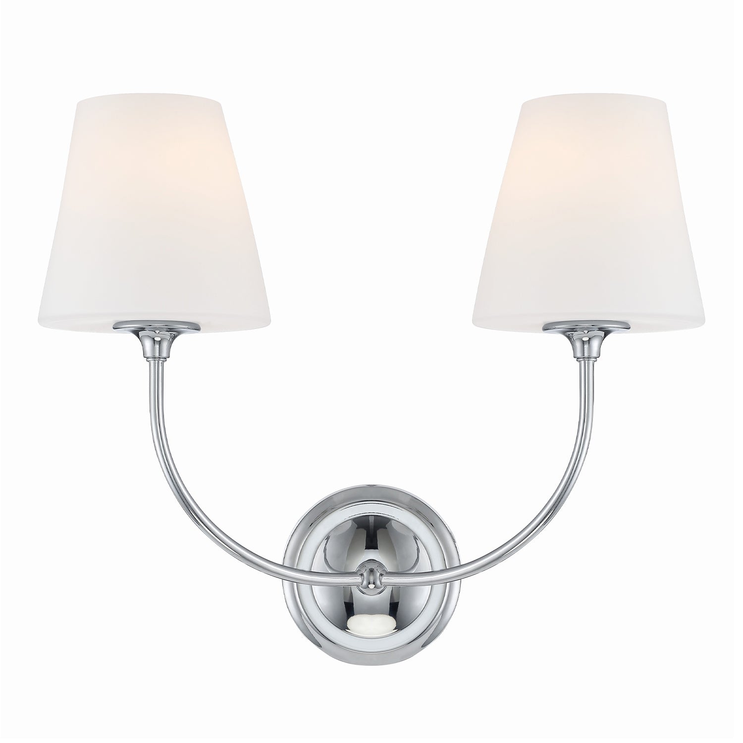 Libby Langdon Sylvan 17'' Polished Chrome Sconce