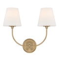 Libby Langdon Sylvan 17'' Vibrant Gold Sconce