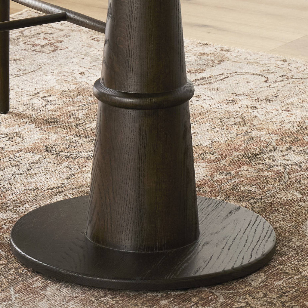 Goetz Bistro Table - Brown Oak Veneer