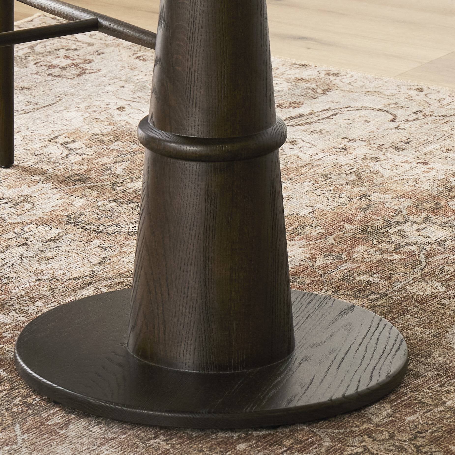 Goetz Bistro Table - Brown Oak Veneer