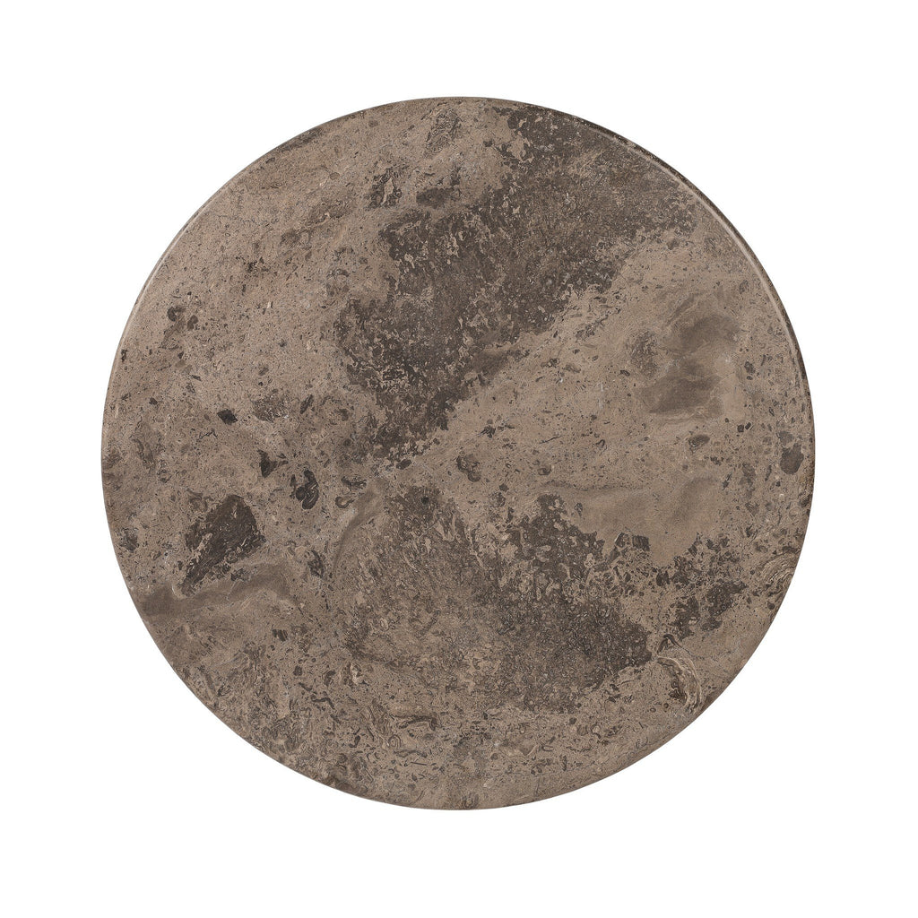Goetz Bistro Table - Warm Grey Marble
