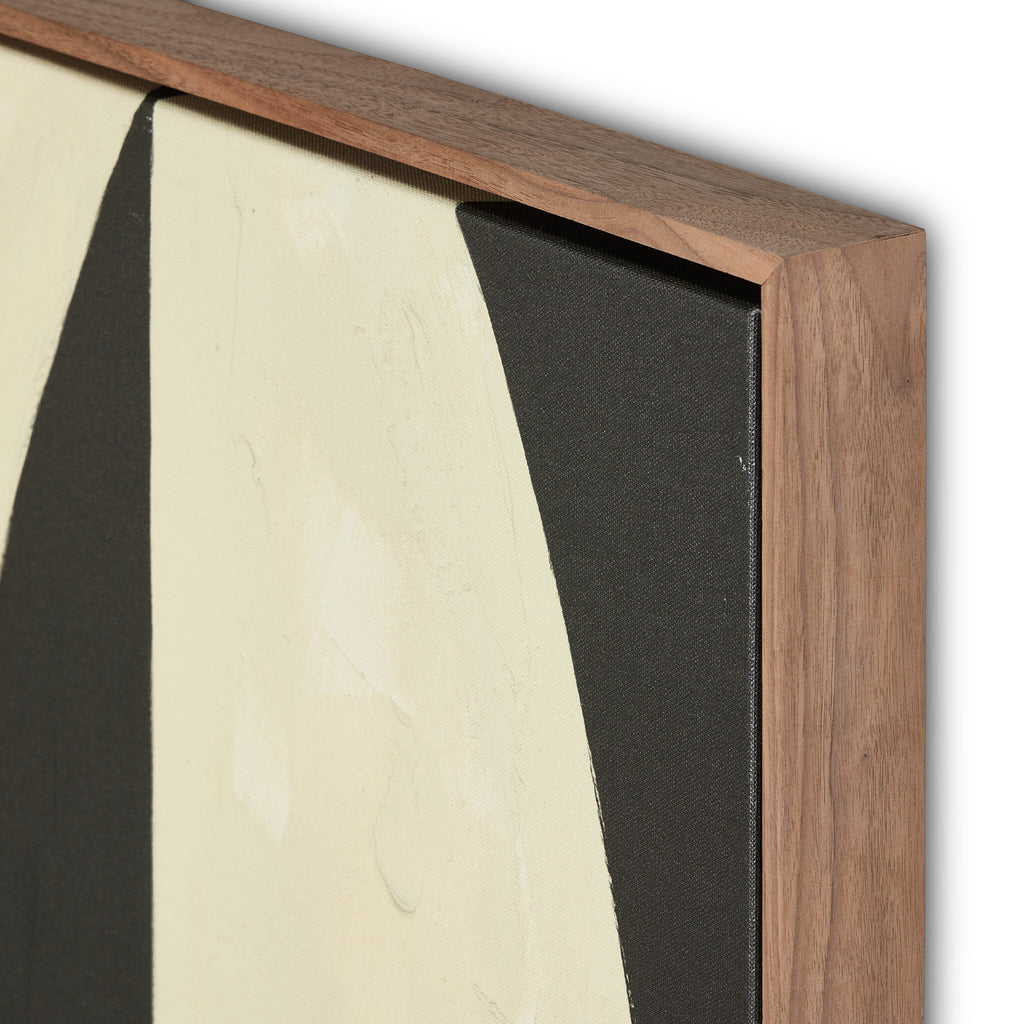 Grecco Diptych by Jess Engle - Rustic Walnut Floater