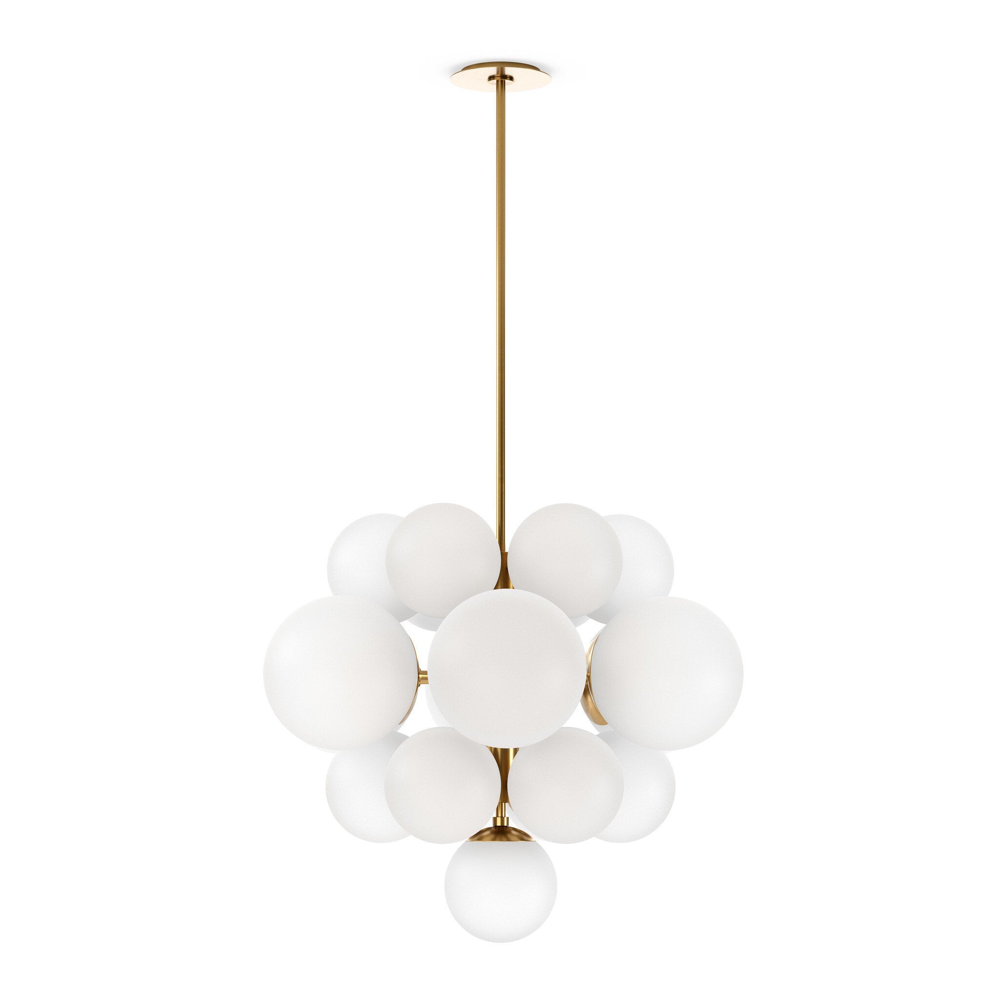 Nova Chandelier - Burnished Brass