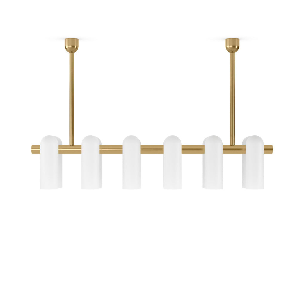 Odyssey Linear Md Chandelier - Burnished Brass