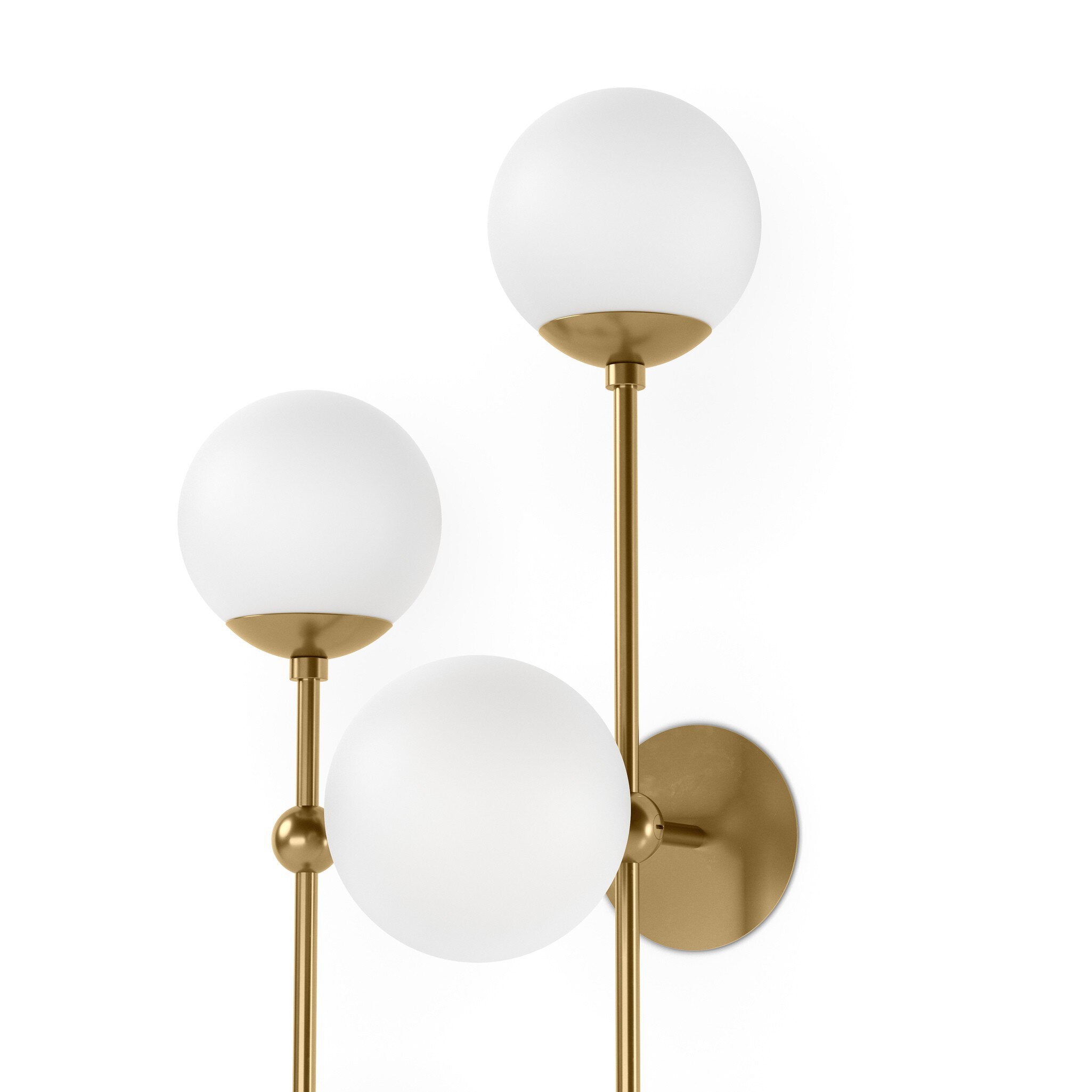 Armstrong Sconce - Burnished Brass | Left