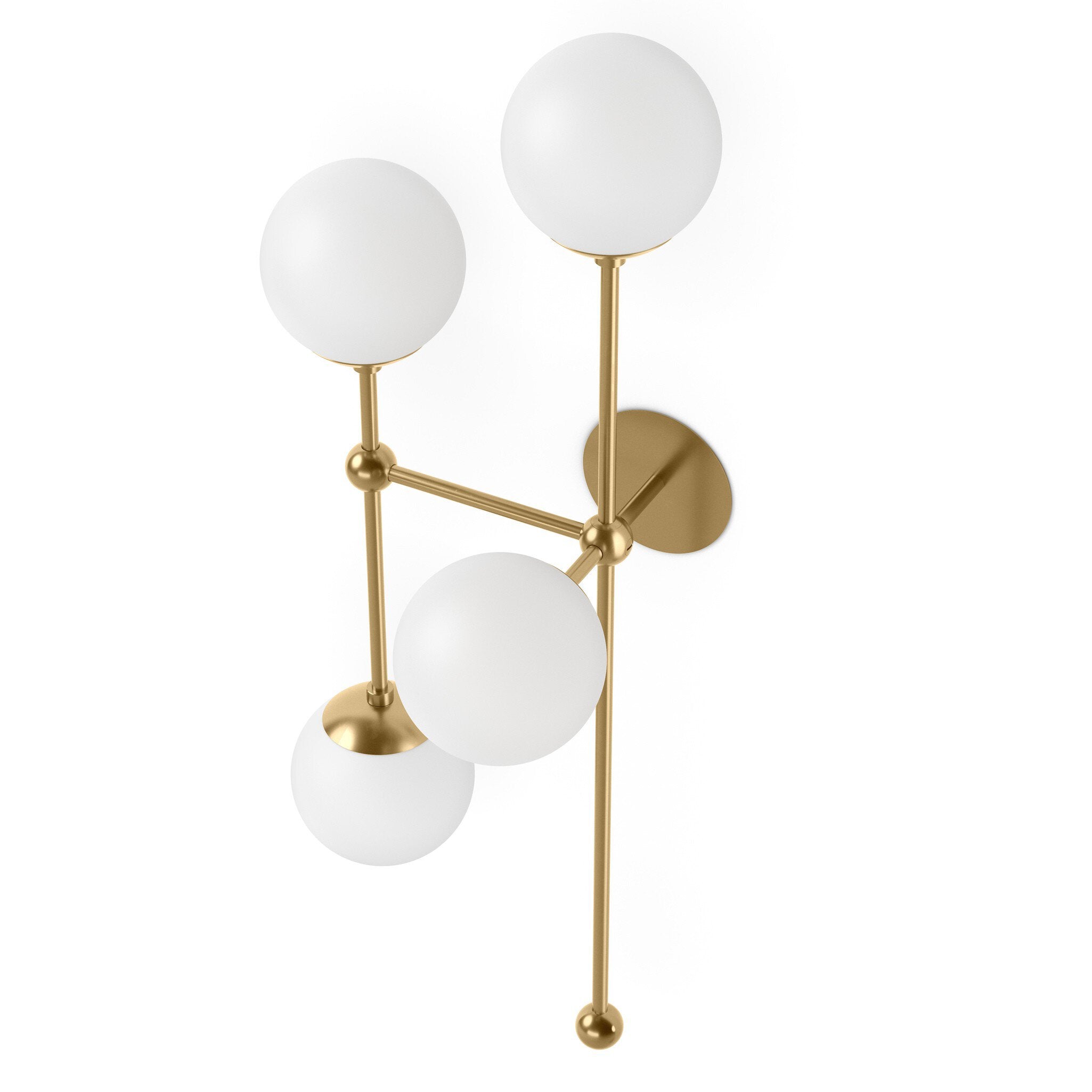 Armstrong Sconce - Burnished Brass | Left