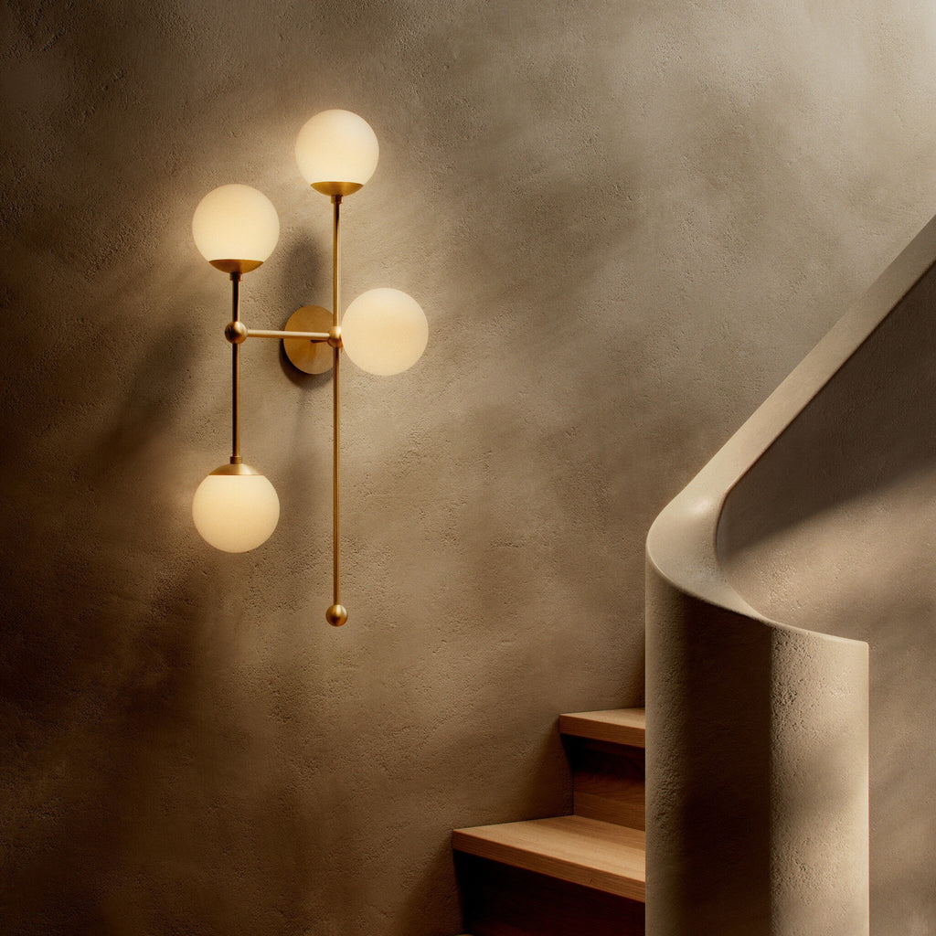 Armstrong Sconce - Burnished Brass | Left