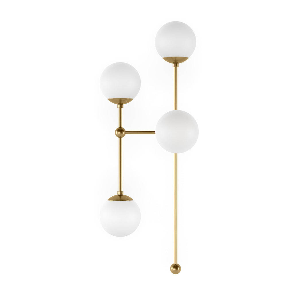 Armstrong Sconce - Burnished Brass | Left
