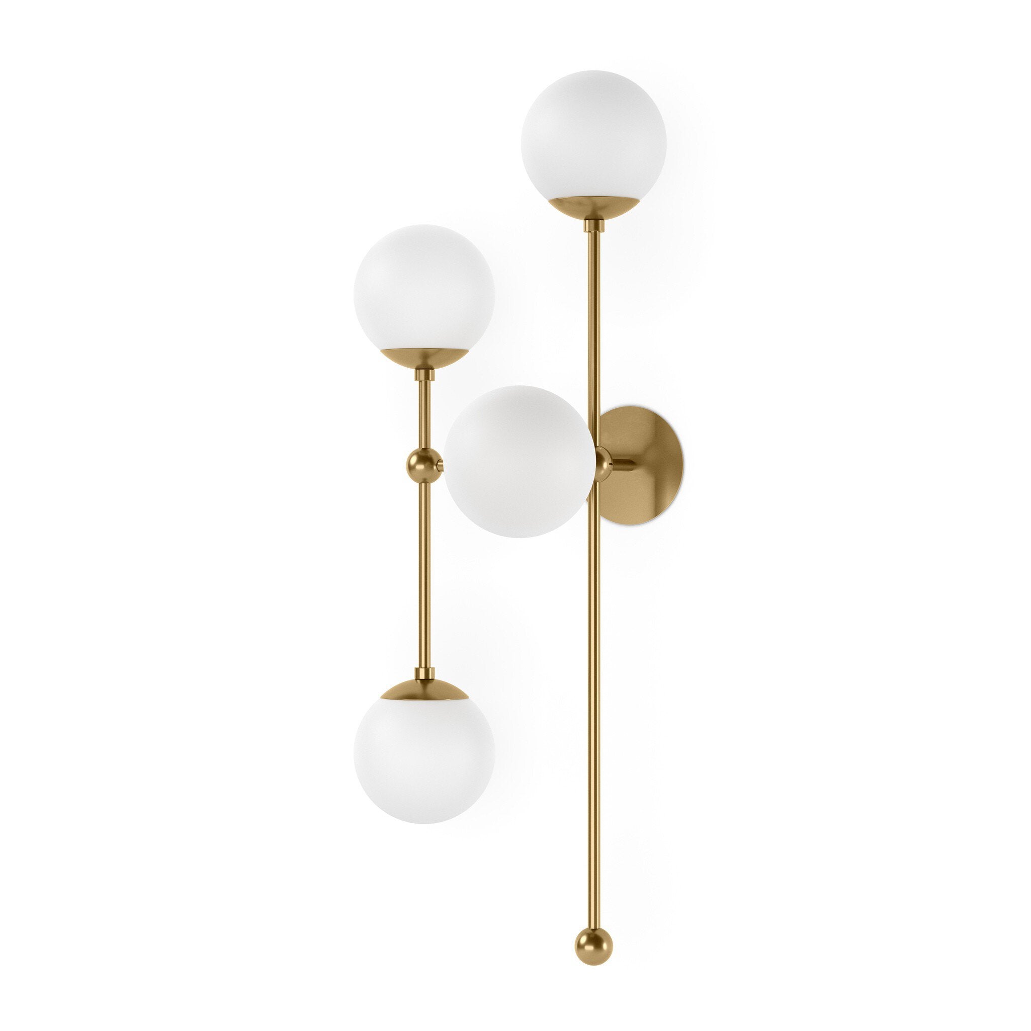 Armstrong Sconce - Burnished Brass | Left