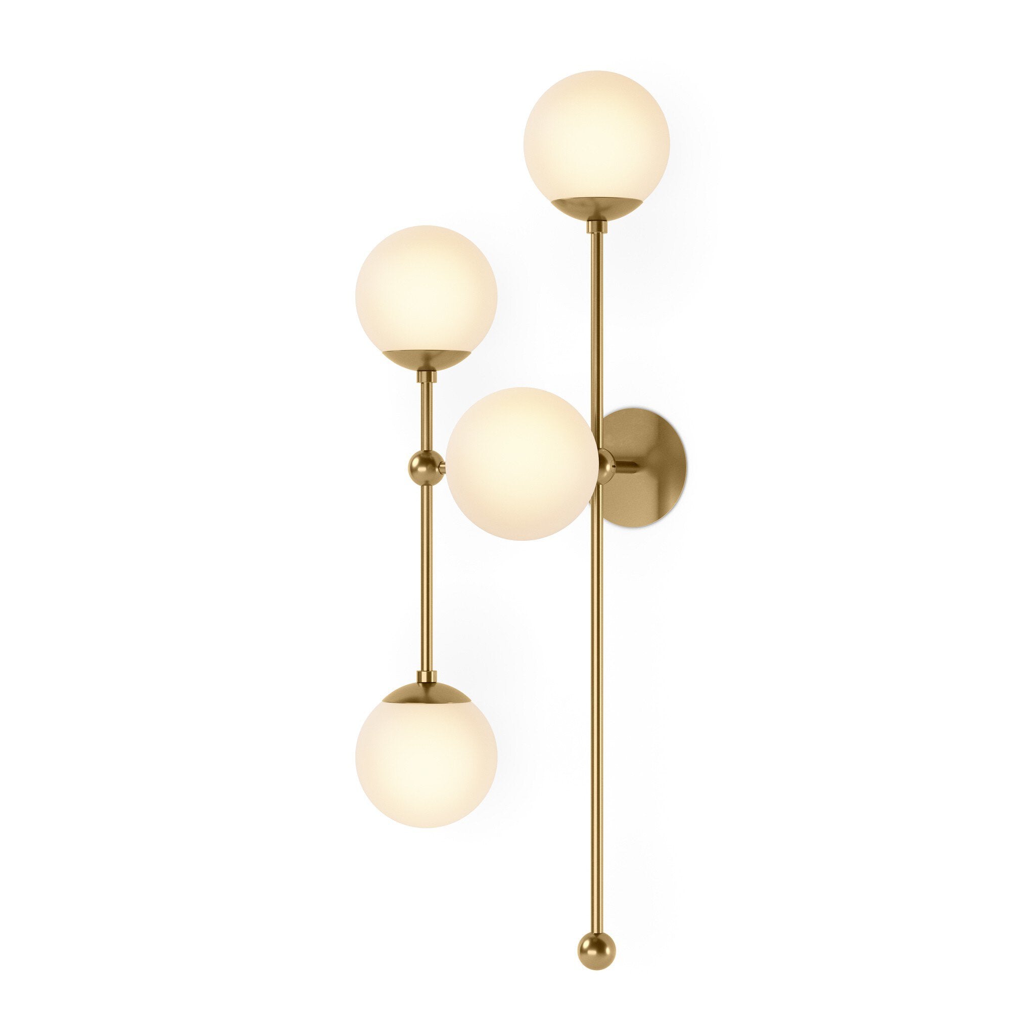 Armstrong Sconce - Burnished Brass | Left