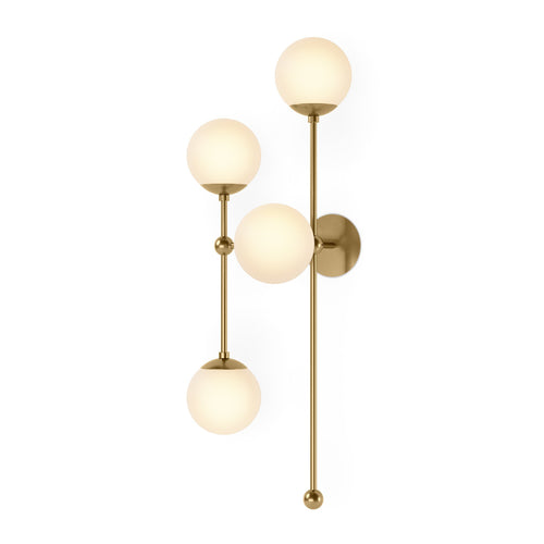 Armstrong Sconce - Burnished Brass | Left