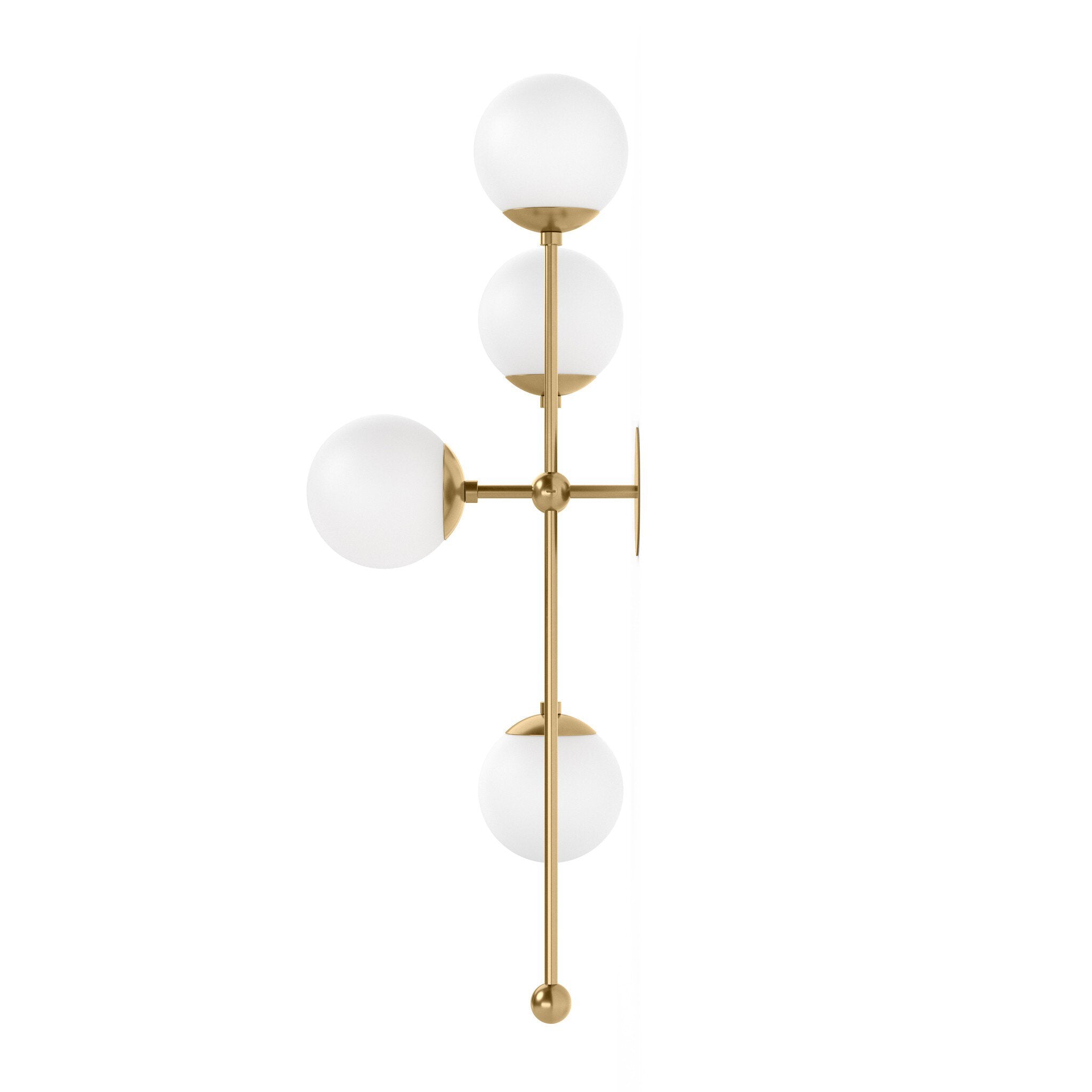 Armstrong Sconce - Burnished Brass | Left