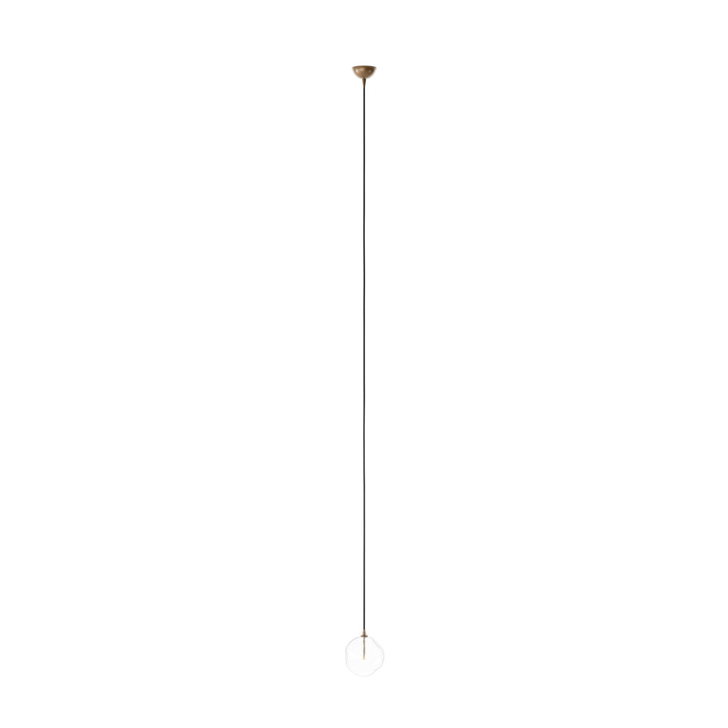 Glass Globe Pendant - Heritage Bronze Brass