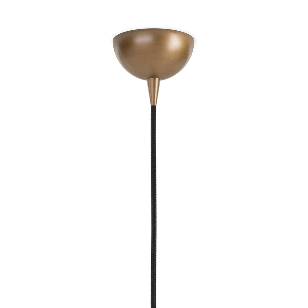 Glass Globe Pendant - Heritage Bronze Brass
