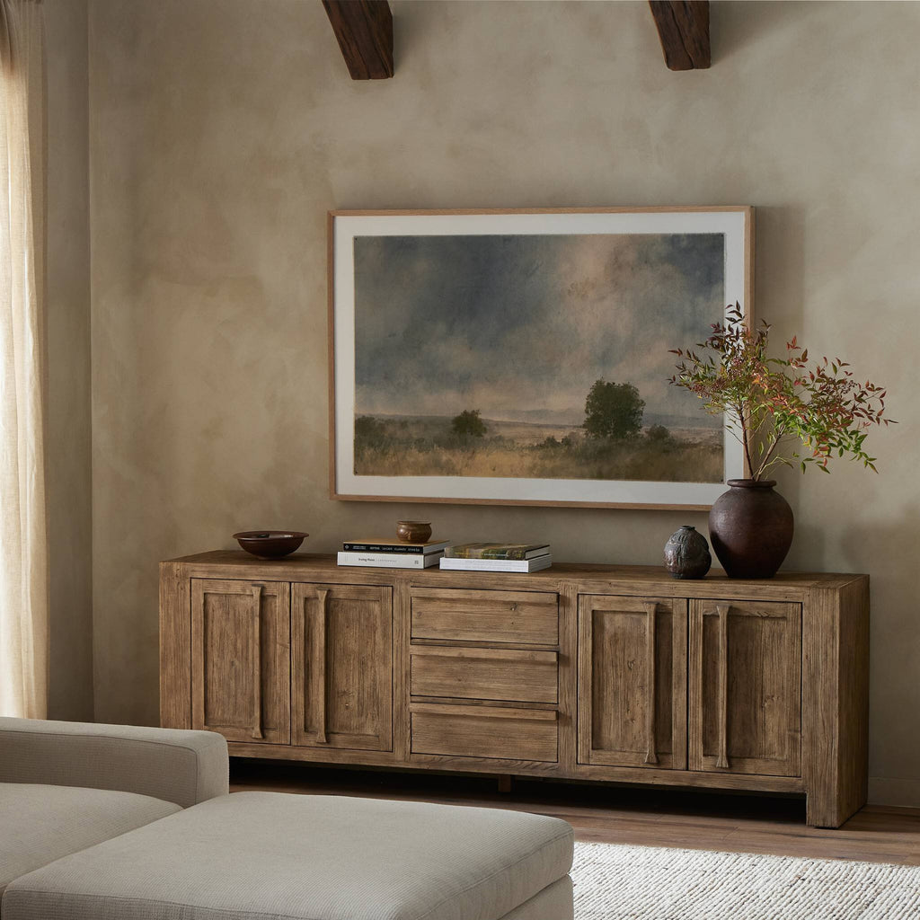 Blue Splendor by Aileen Fitzgerald - Vertical Grain 2.5 White Oak