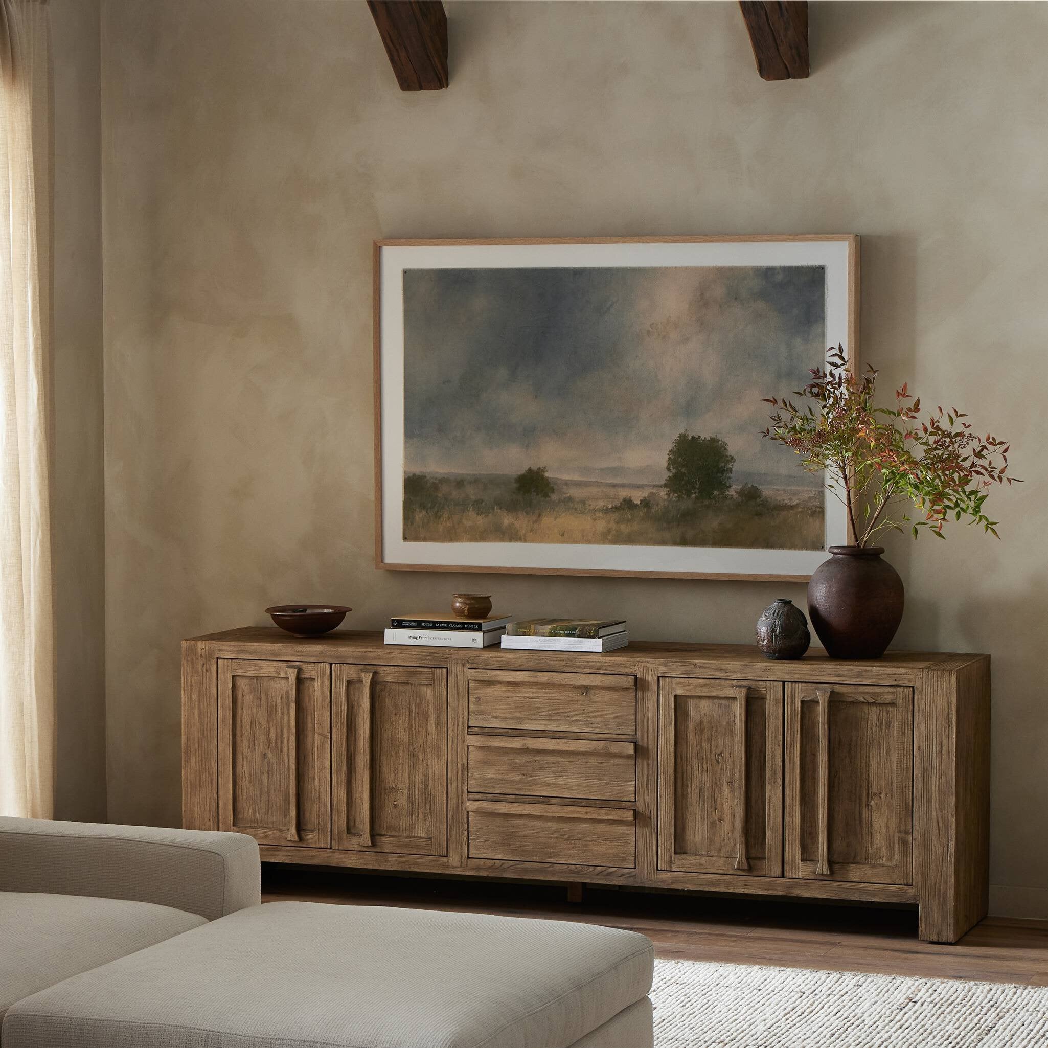 Blue Splendor by Aileen Fitzgerald - Vertical Grain 2.5 White Oak