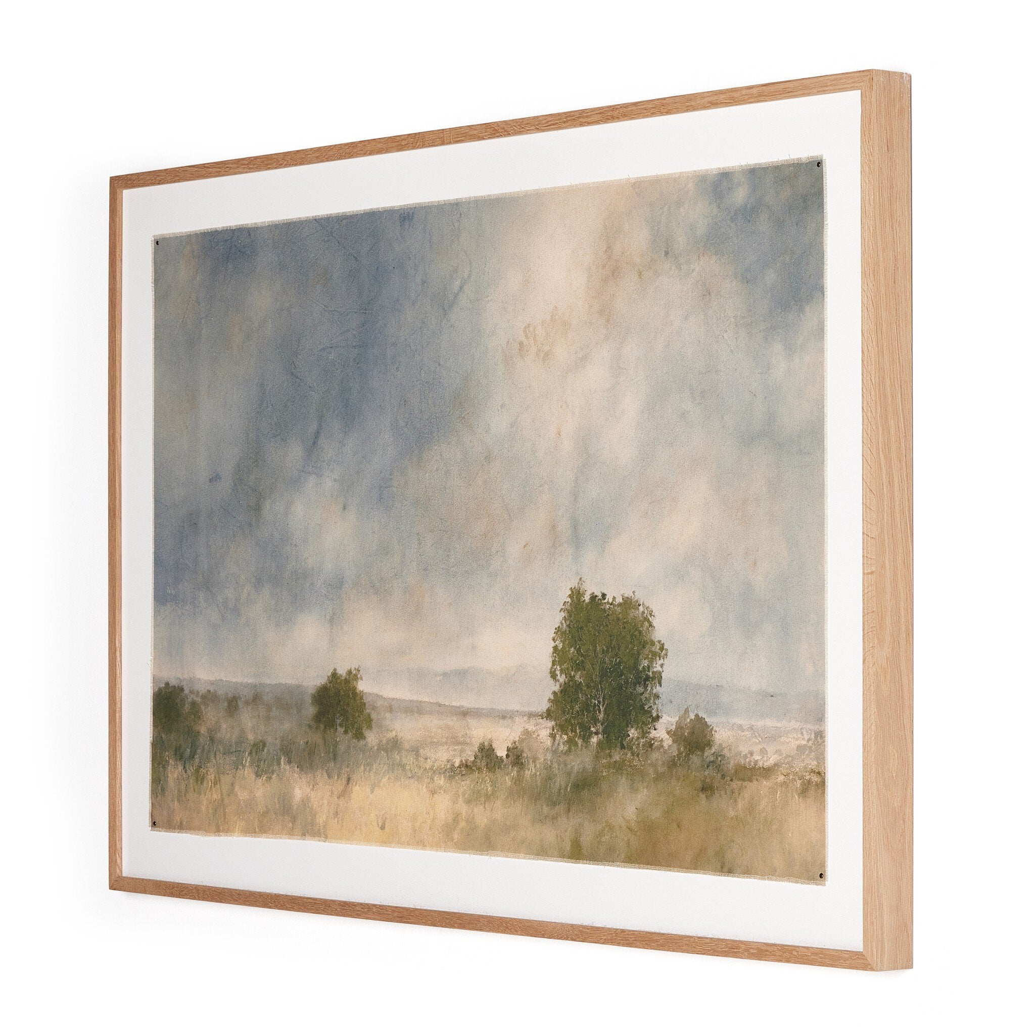 Blue Splendor by Aileen Fitzgerald - Vertical Grain 2.5 White Oak