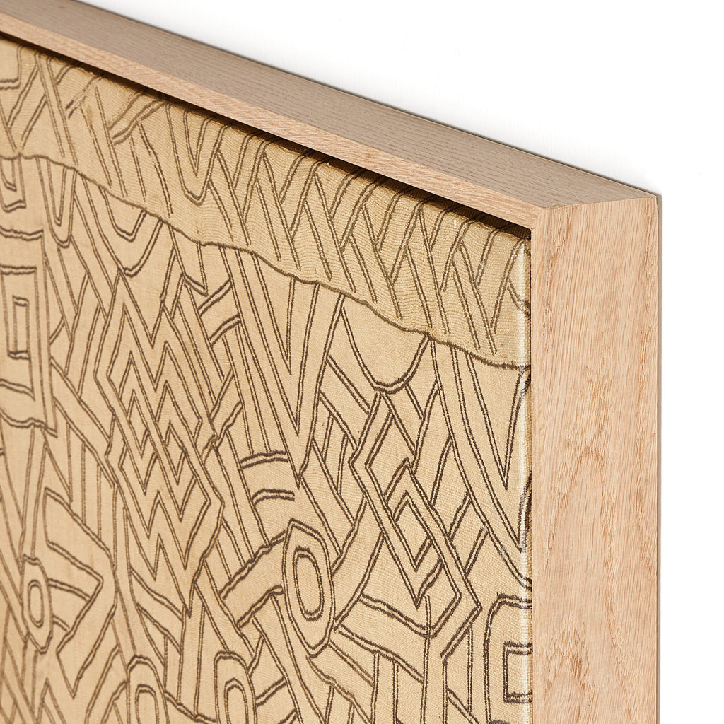Kuba VI by FH Art Studio - Vertical Grain White Oak Floater