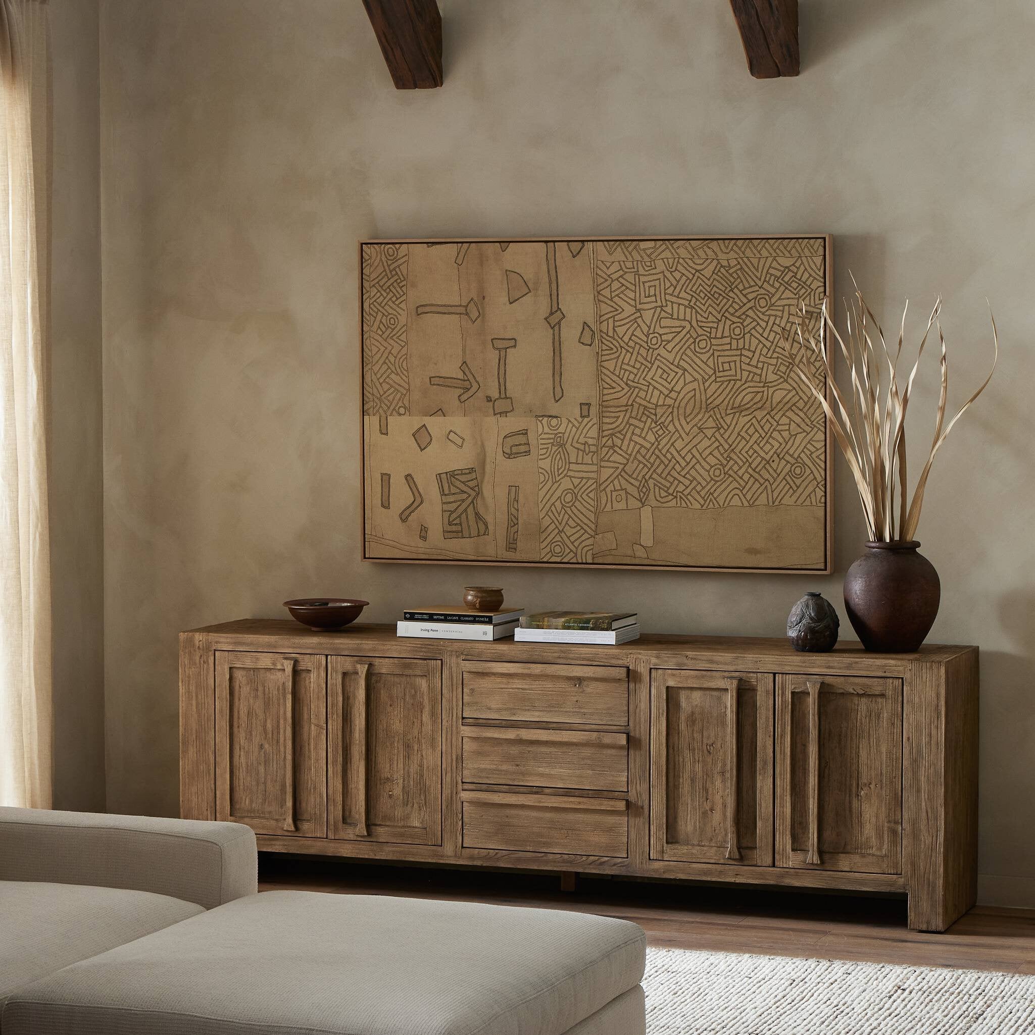 Kuba VI by FH Art Studio - Vertical Grain White Oak Floater