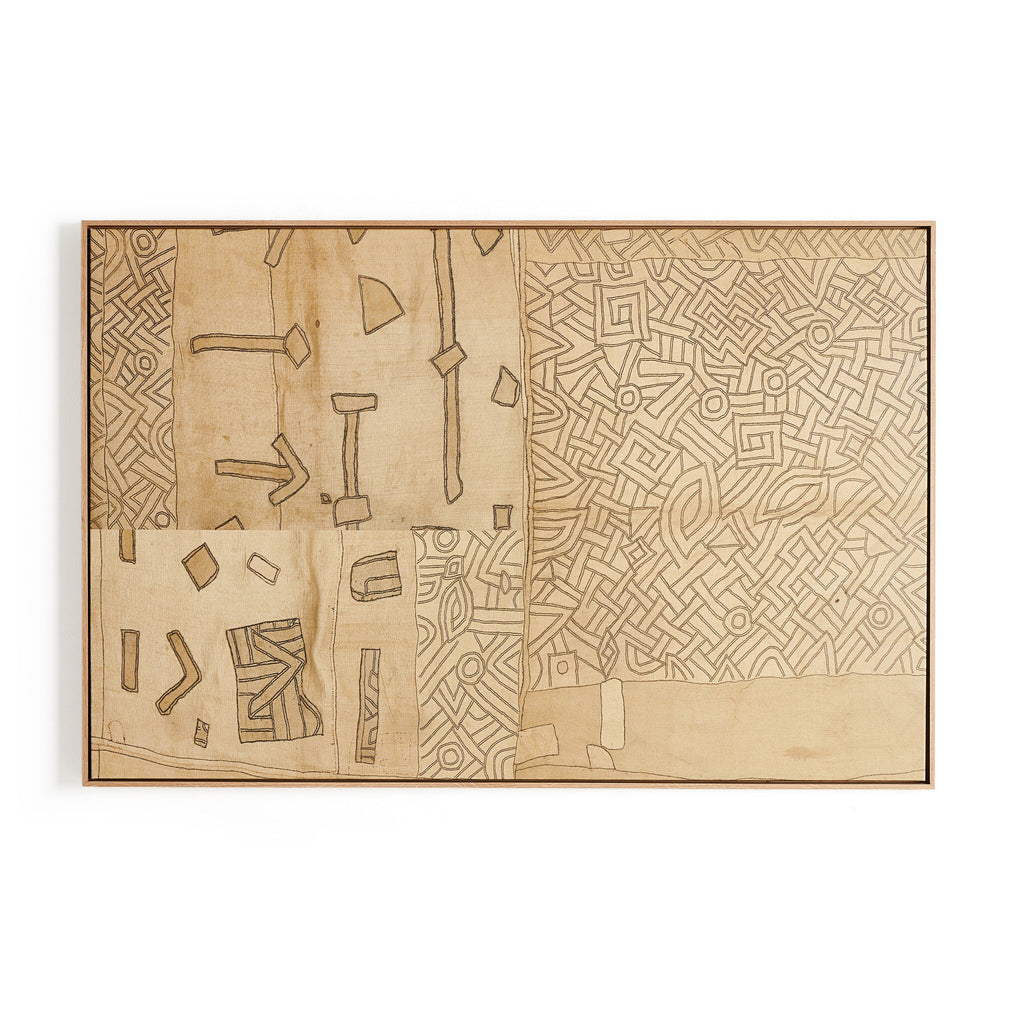 Kuba VI by FH Art Studio - Vertical Grain White Oak Floater
