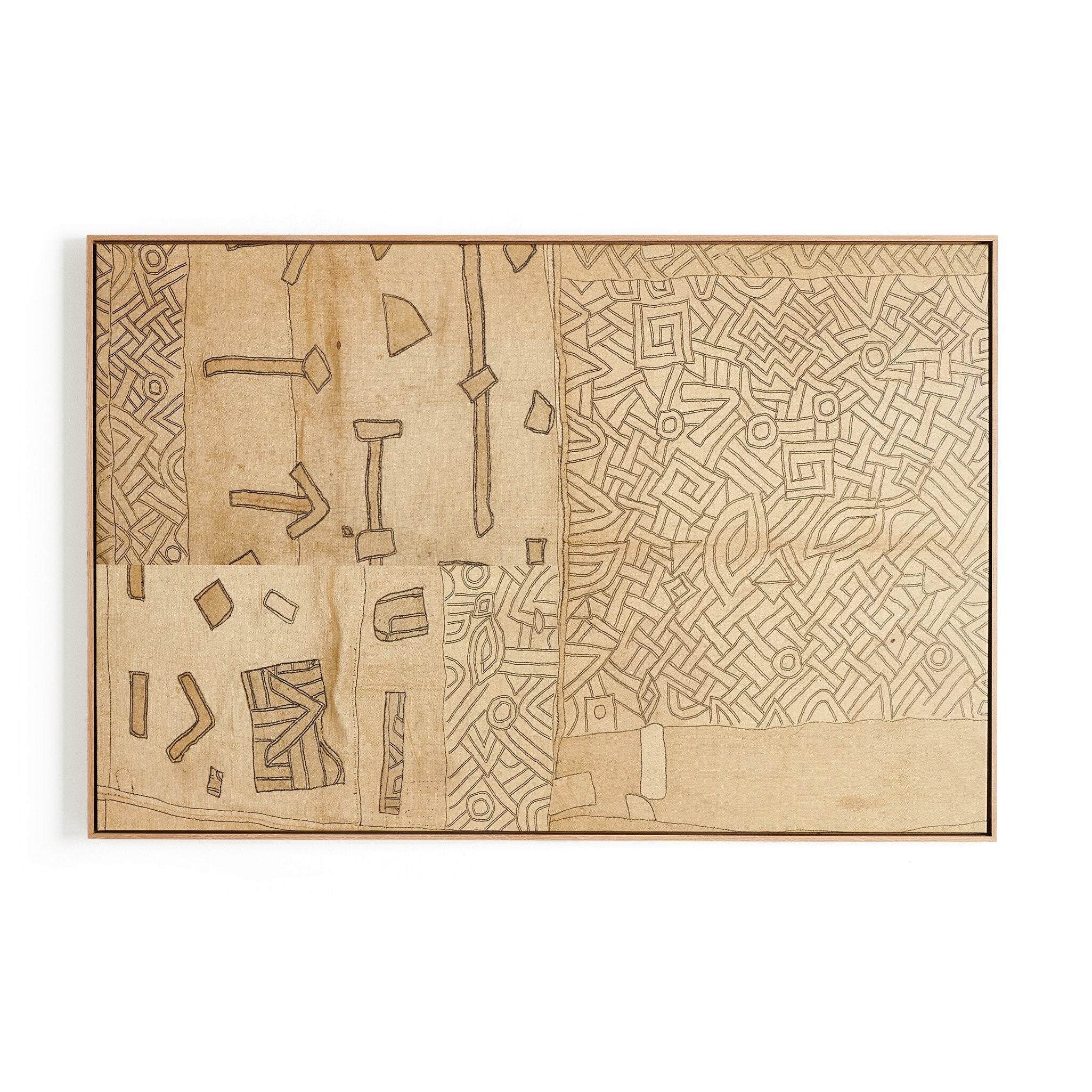 Kuba VI by FH Art Studio - Vertical Grain White Oak Floater