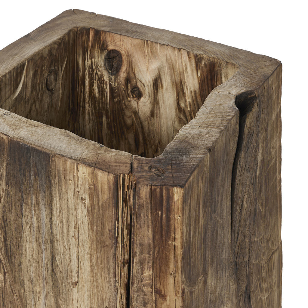 Tora Planter - Burnt Reclaimed | Medium